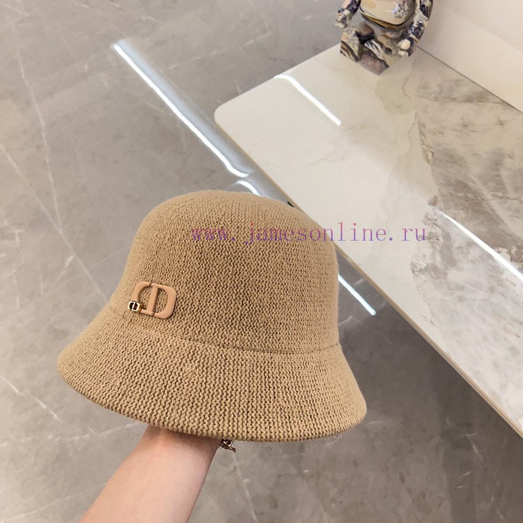 DIOR 2024 Early Autumn Knitted Big Brand Fisherman's HatClassic Men's and Women's Style~Versqvcrsmot - Image 5