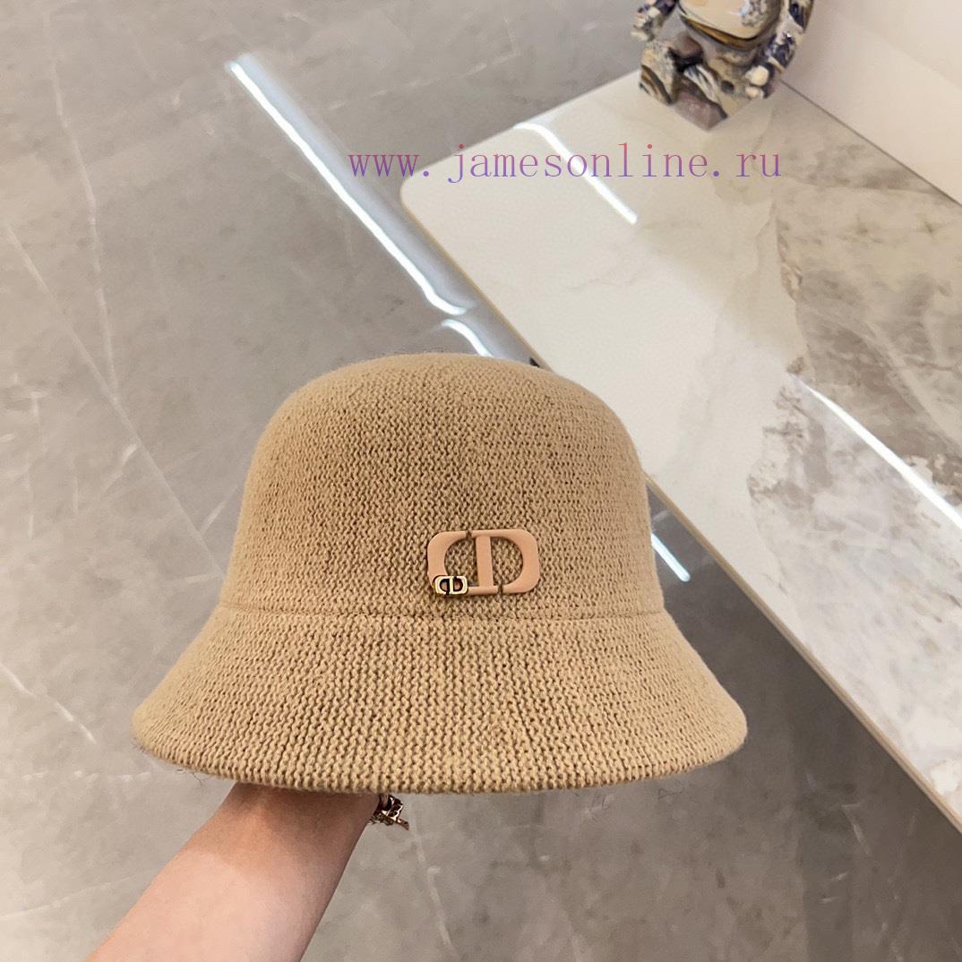 DIOR 2024 Early Autumn Knitted Big Brand Fisherman's HatClassic Men's and Women's Style~Versqvcrsmot - Image 6