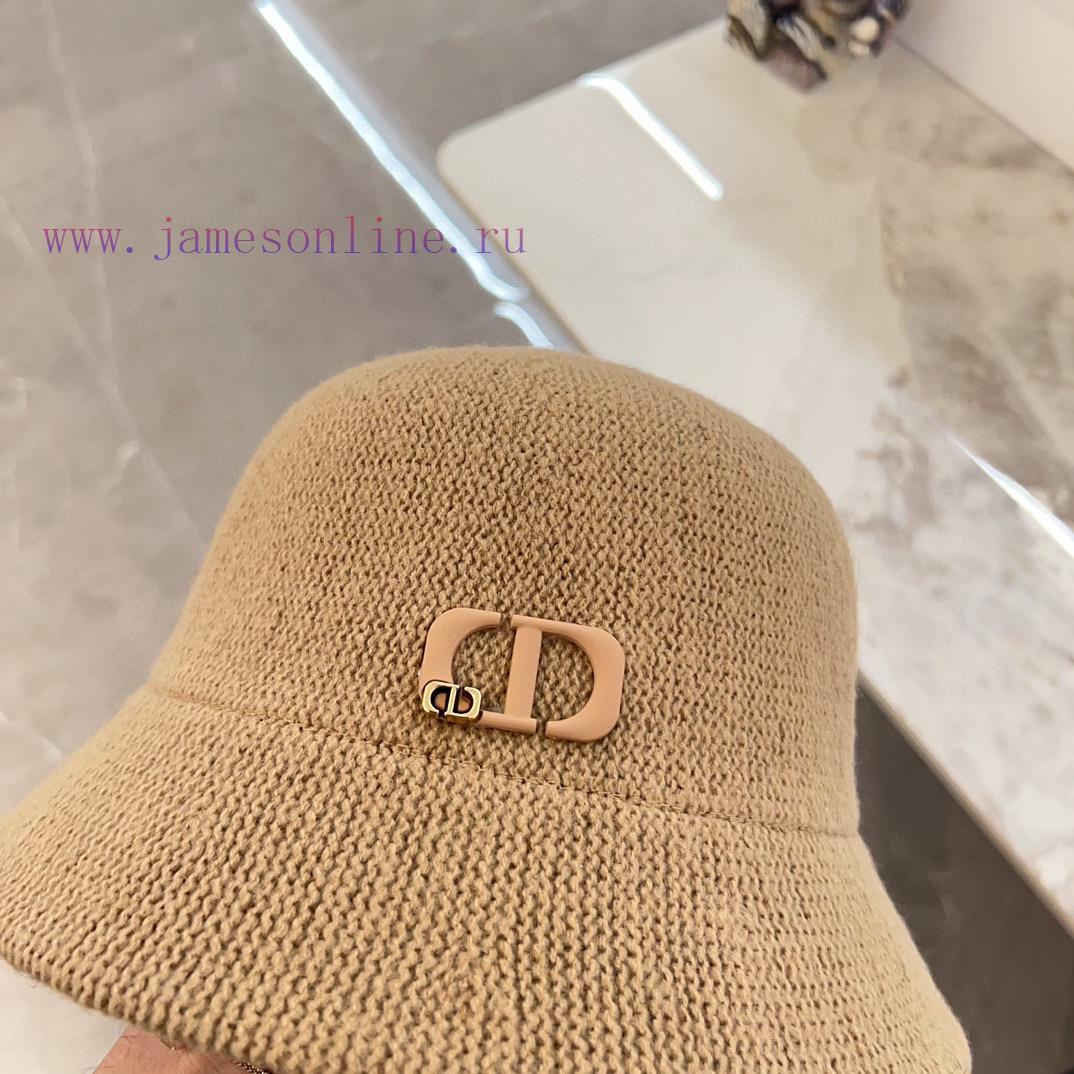 DIOR 2024 Early Autumn Knitted Big Brand Fisherman's HatClassic Men's and Women's Style~Versqvcrsmot - Image 7