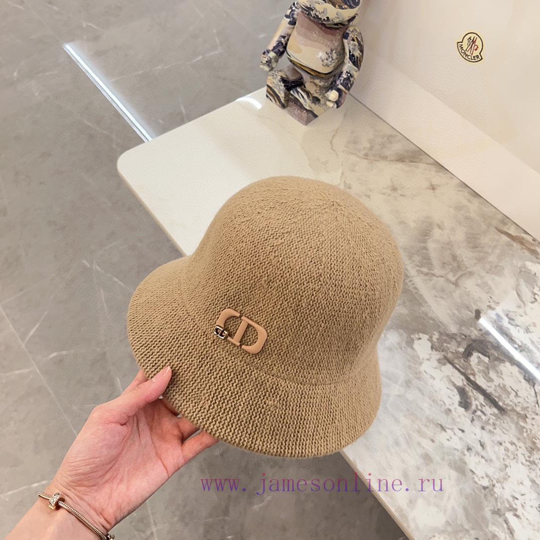 DIOR 2024 Early Autumn Knitted Big Brand Fisherman's HatClassic Men's and Women's Style~Versqvcrsmot - Image 9