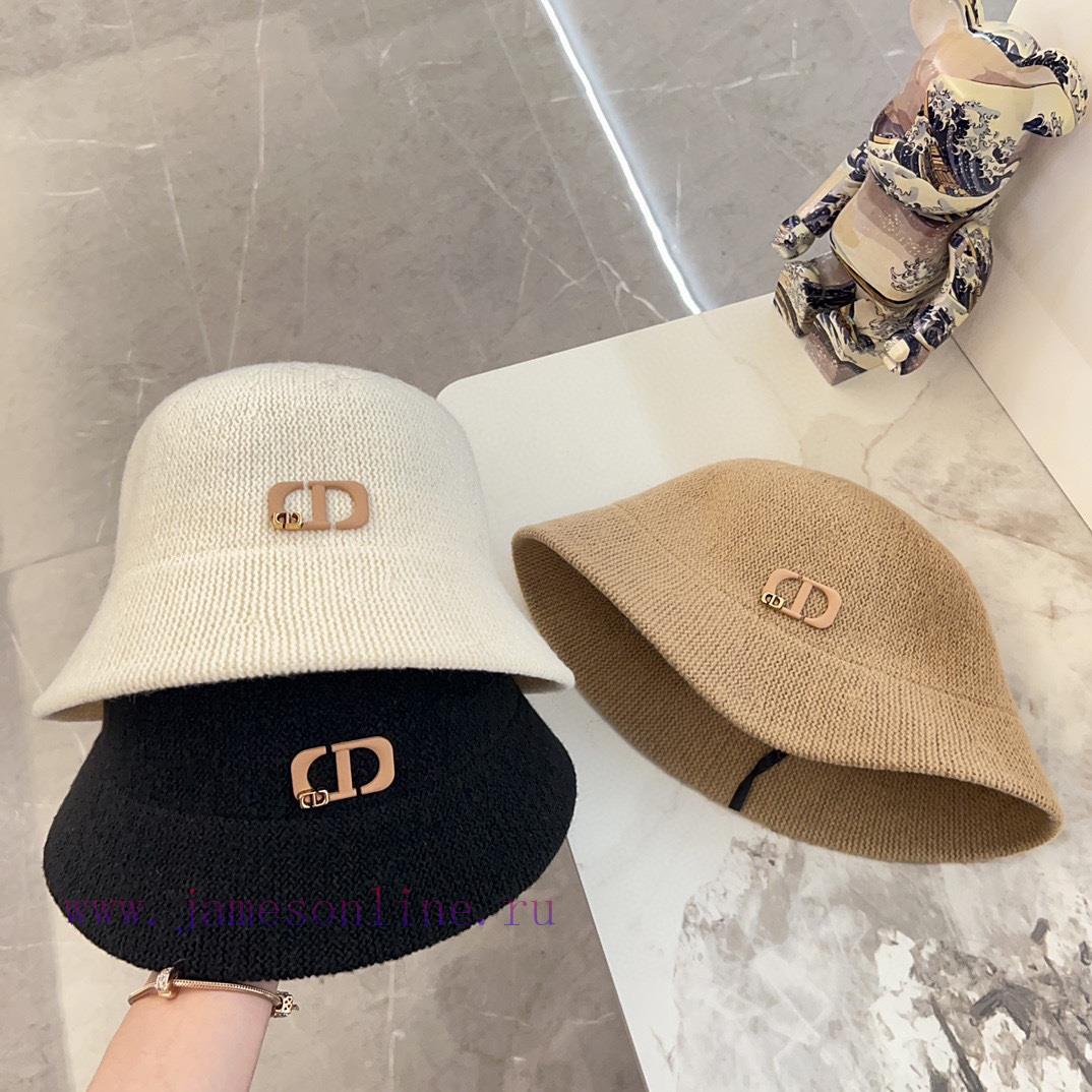 DIOR 2024 Early Autumn Knitted Big Brand Fisherman's HatClassic Men's and Women's Style~Versqvcrsmot - Image 12