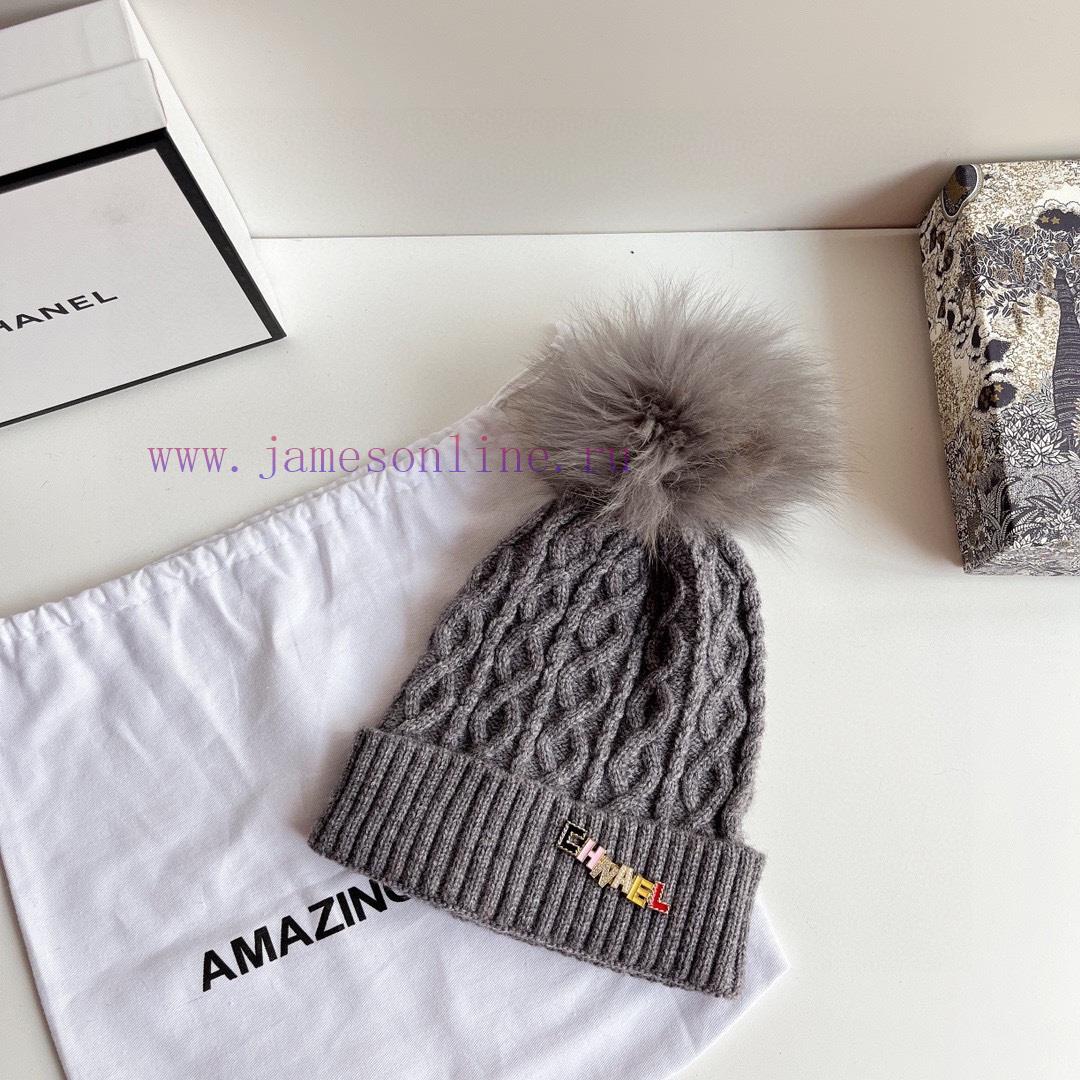 CHANEL 2023 autumn/winter new Chanel style detachable dual-purpose brooch with fox fur ball ygedkr2h
