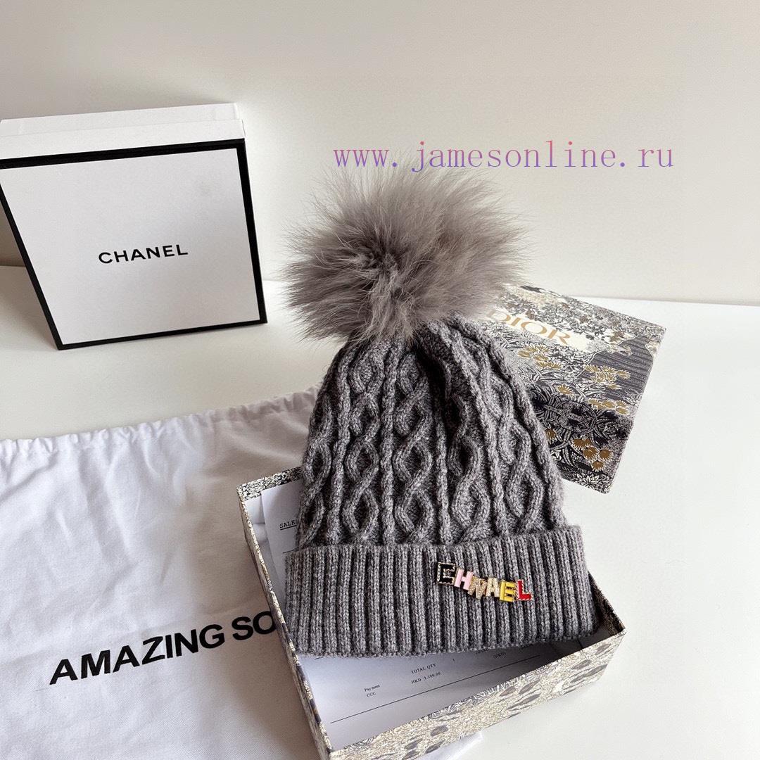 CHANEL 2023 autumn/winter new Chanel style detachable dual-purpose brooch with fox fur ball ygedkr2h - Image 8