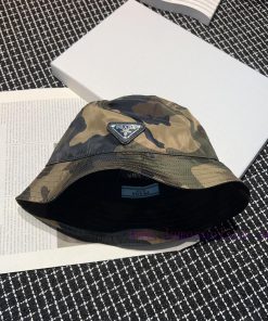 Prada Fisherman's Hat 2024 Summer Latest Camouflage Fisherman's Hat, Each Style is Versati7h698x7n