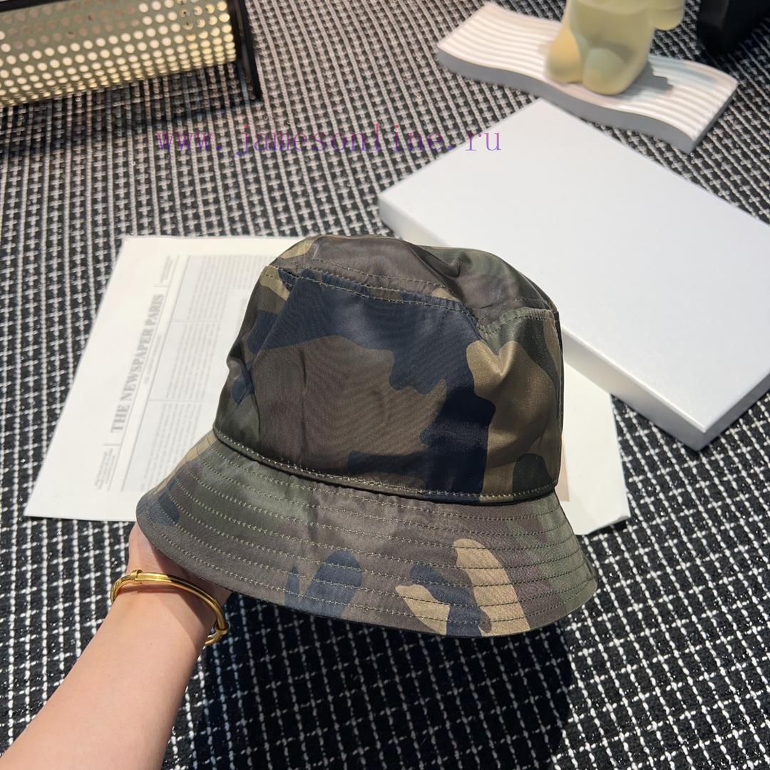 Prada Fisherman's Hat 2024 Summer Latest Camouflage Fisherman's Hat, Each Style is Versati7h698x7n - Image 9