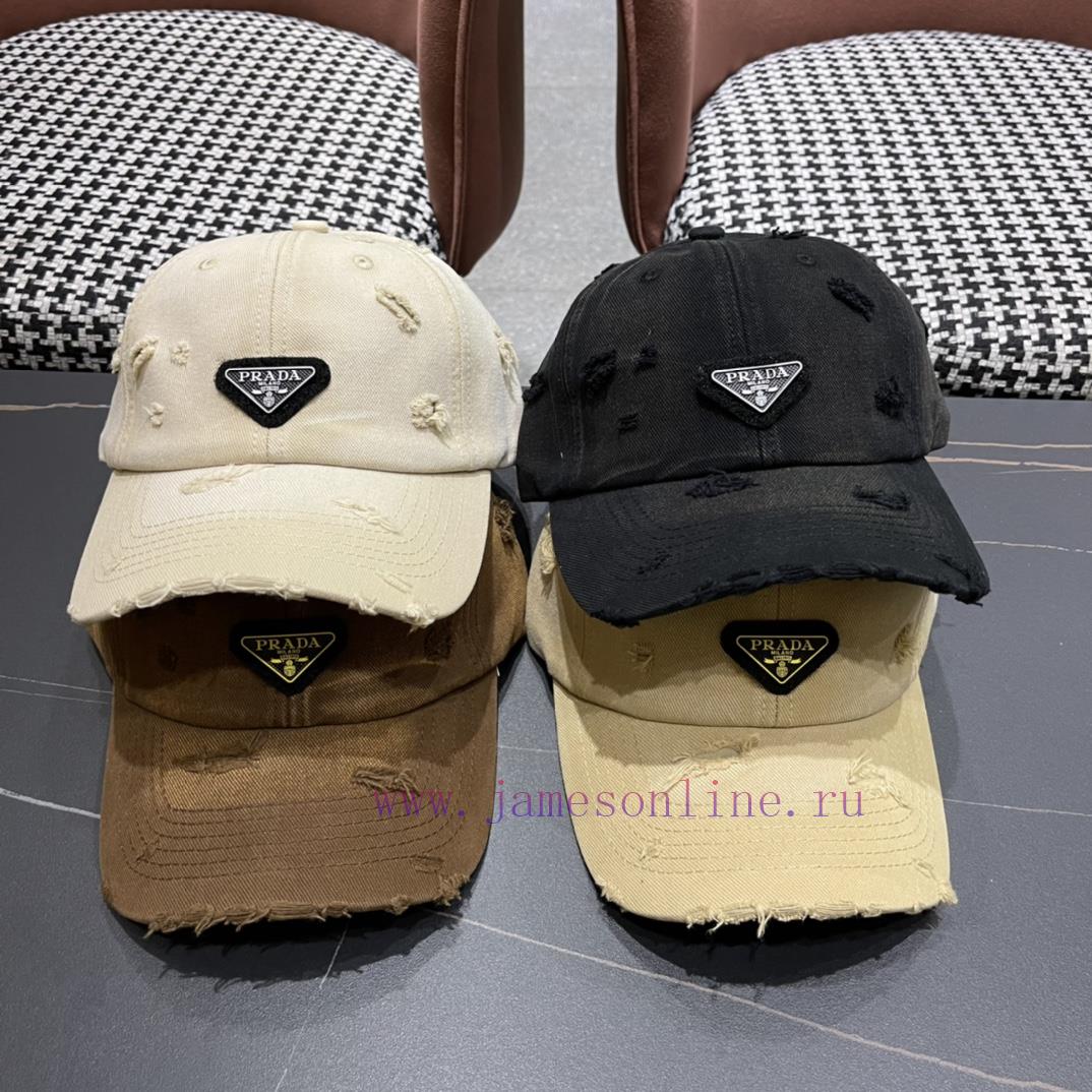 Prada's new baseball cap for spring and summer 2024 has a strong sense of design and is refr5ovgo3cm
