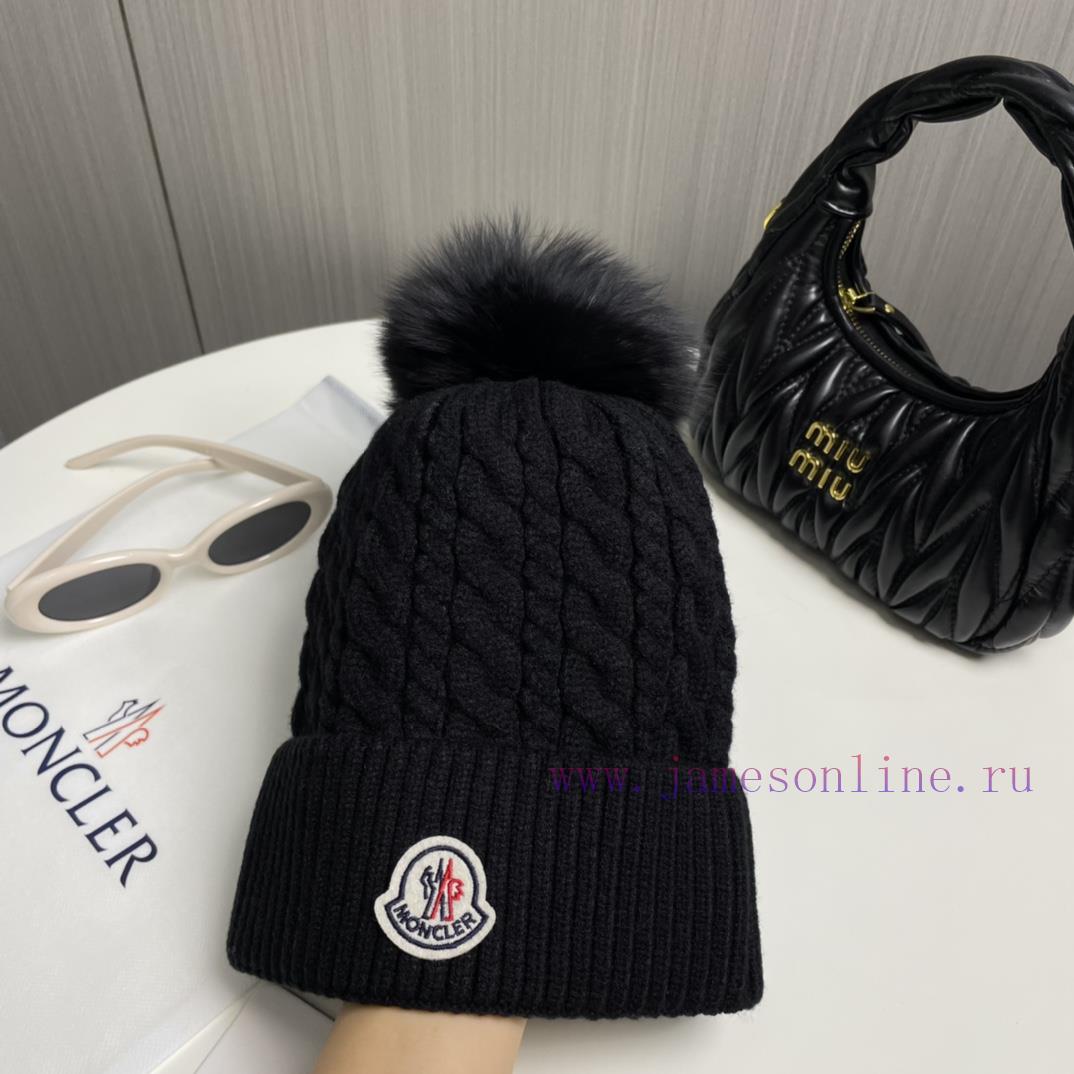 Mengkou Moncler Classic Original Single Mengkou Knitted Wool Hat, made of carefully selectediwdk1234 - Image 3