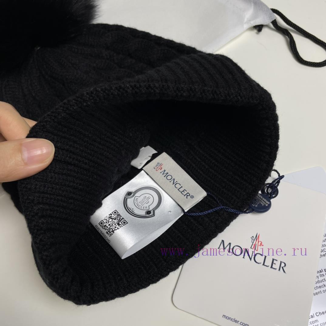Mengkou Moncler Classic Original Single Mengkou Knitted Wool Hat, made of carefully selectediwdk1234 - Image 5