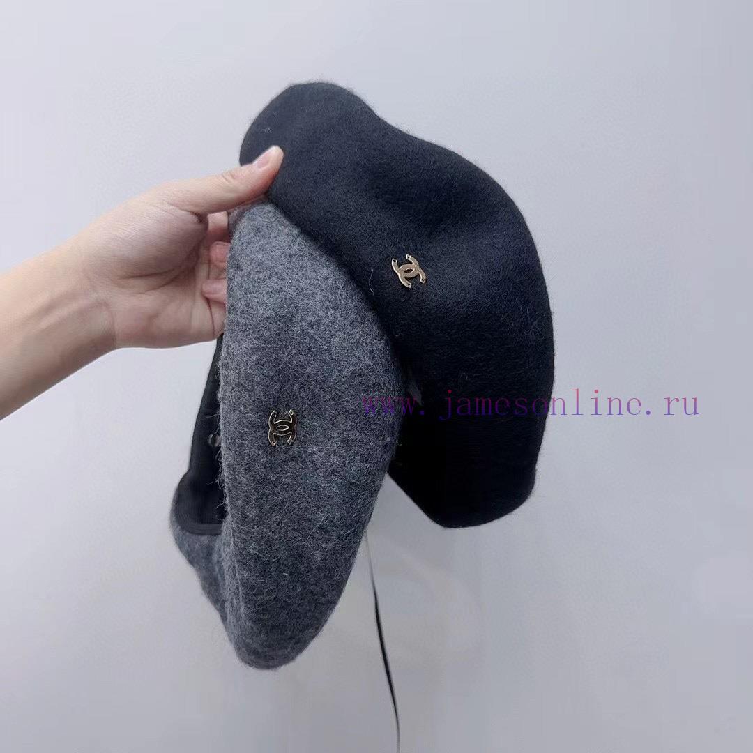 Chanel Autumn/Winter New Wool Beret Painter's HatUsed for raw material 100% wool, without cur2ejq405 - Image 4