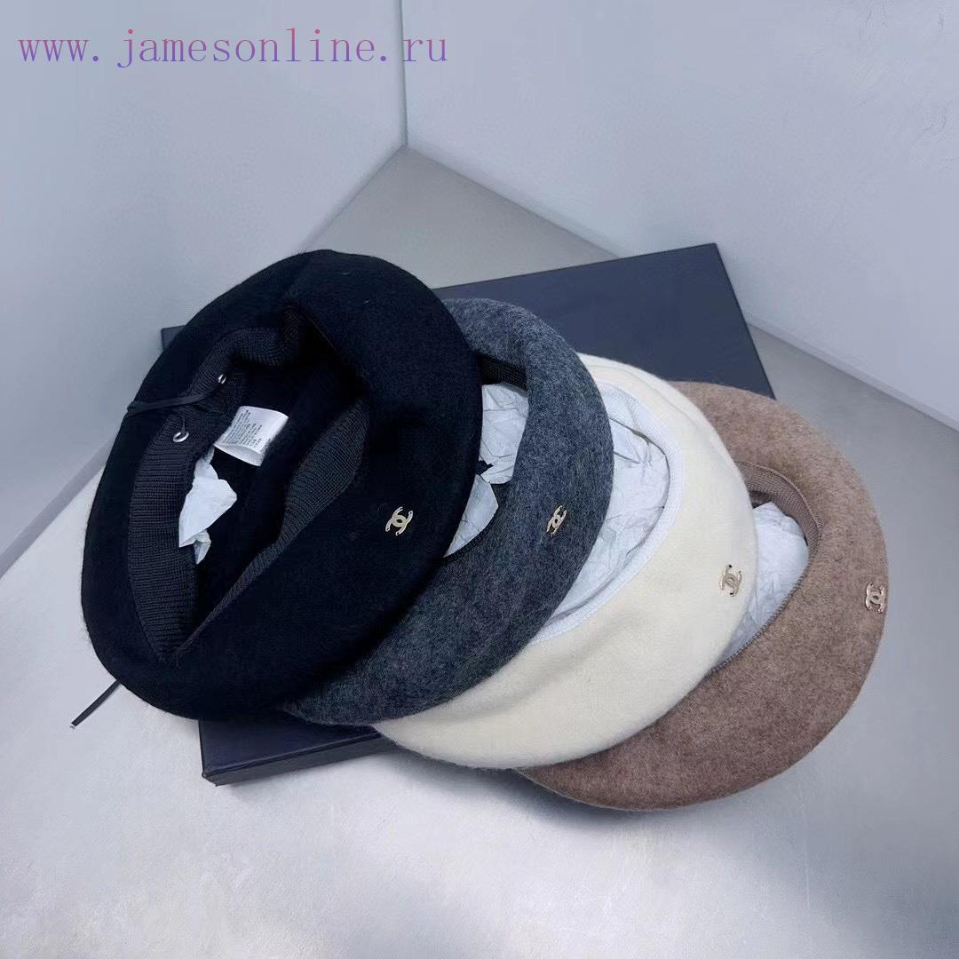 Chanel Autumn/Winter New Wool Beret Painter's HatUsed for raw material 100% wool, without cur2ejq405 - Image 6