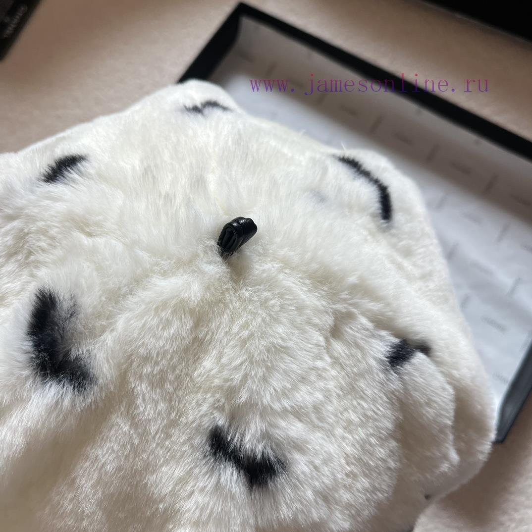 Celine's new autumn and winter beret, hairy bud octagonal hat, with a head circumference of ic7oob5h - Image 7