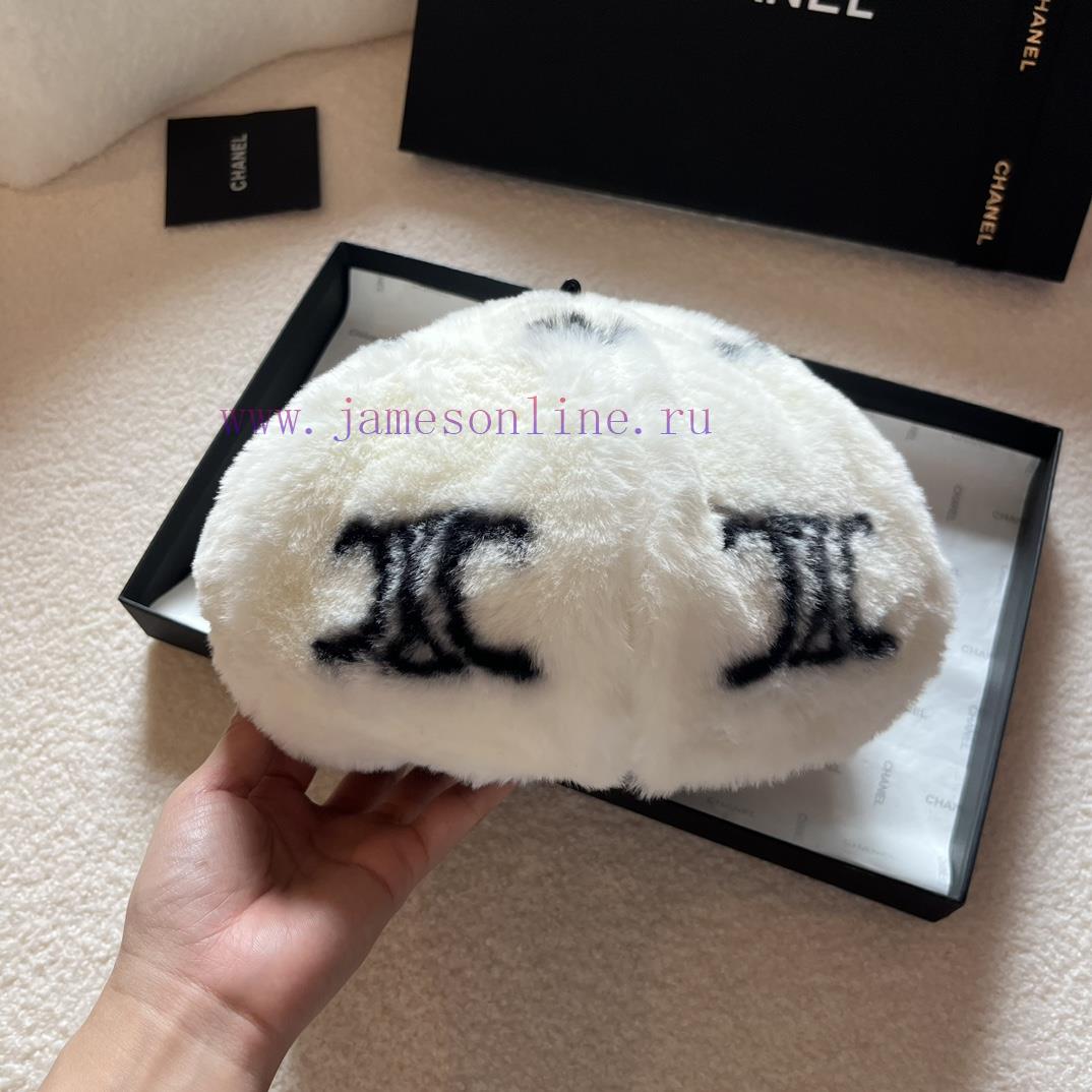 Celine's new autumn and winter beret, hairy bud octagonal hat, with a head circumference of ic7oob5h - Image 8