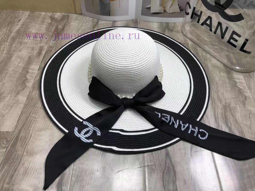 Chanel Dome Straw Hat ️ Pearl Straw Hativktbkm9 - Image 2