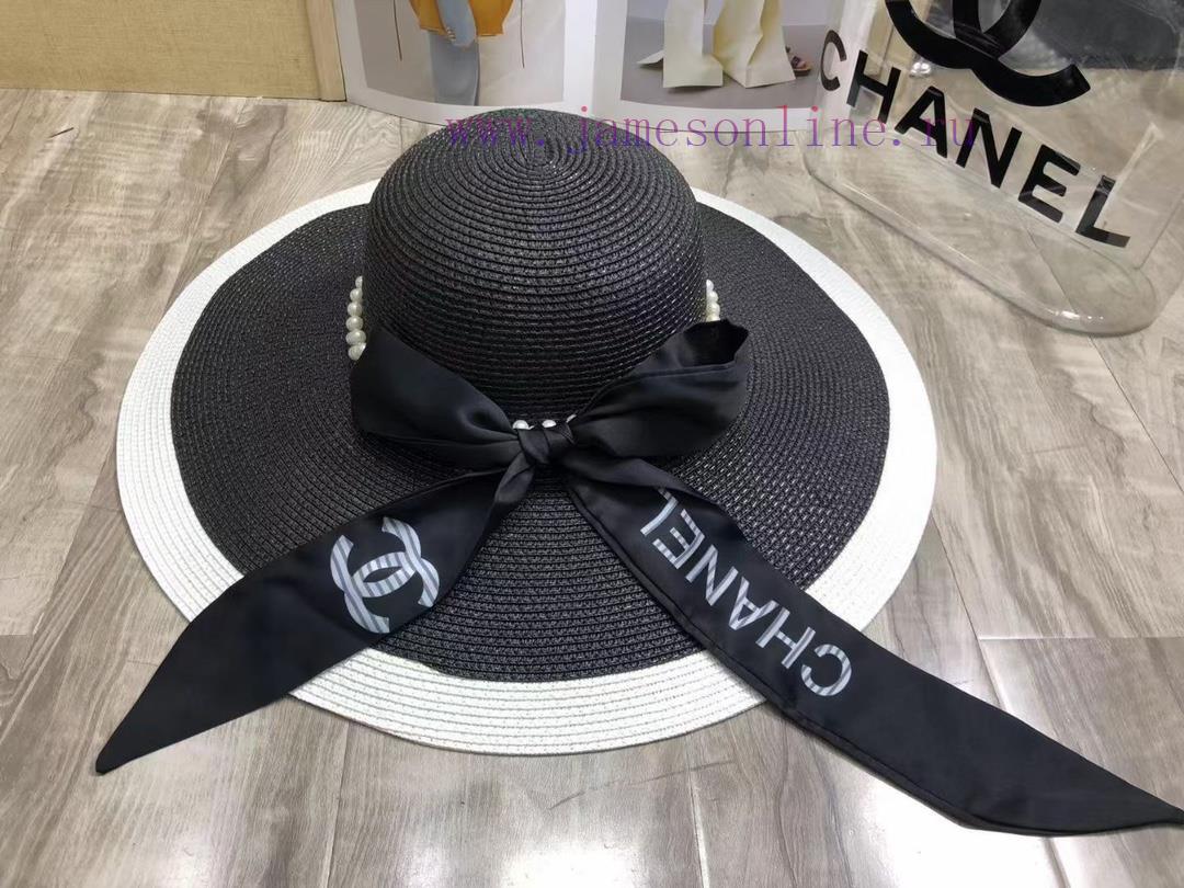 Chanel Dome Straw Hat ️ Pearl Straw Hativktbkm9 - Image 5