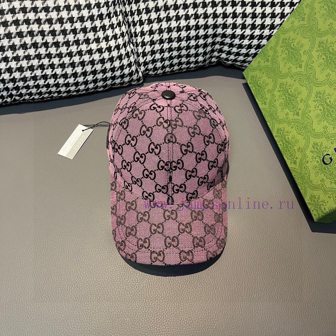 Comes with packaging bag, Gucci's new original baseball cap, Multicolor series canvas basebagbearujk
