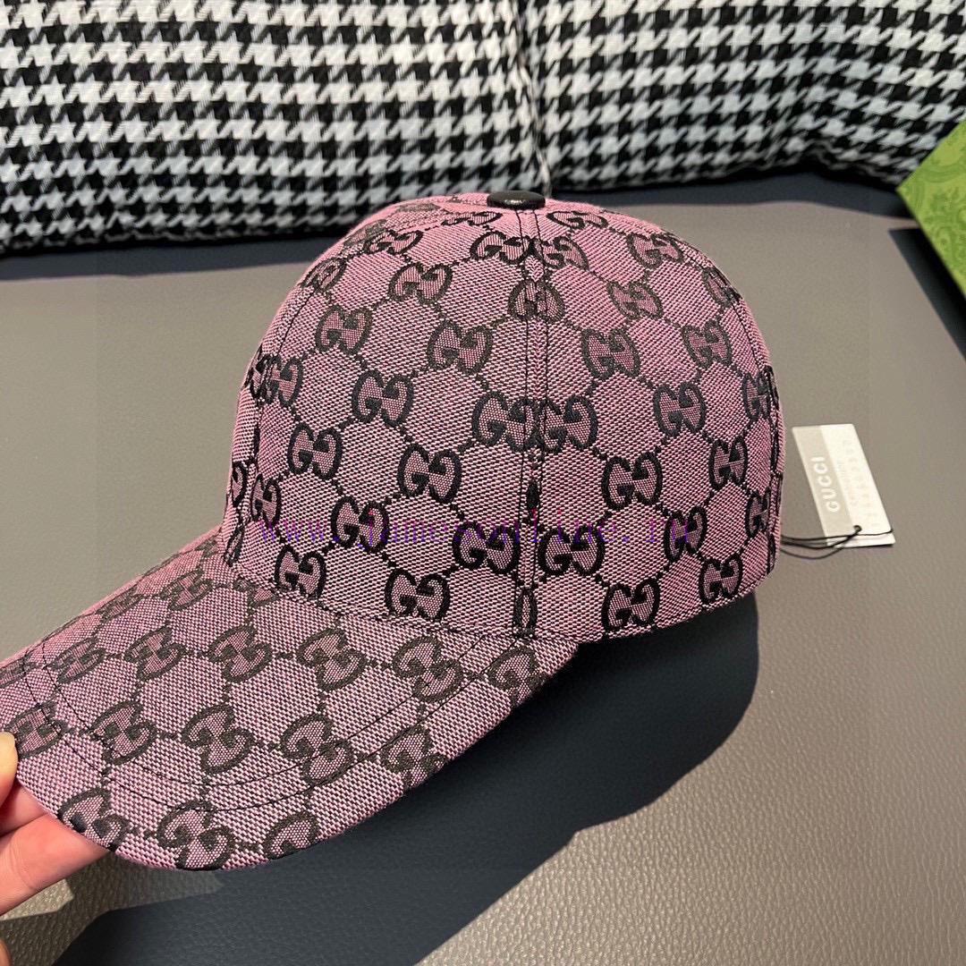 Comes with packaging bag, Gucci's new original baseball cap, Multicolor series canvas basebagbearujk - Image 5