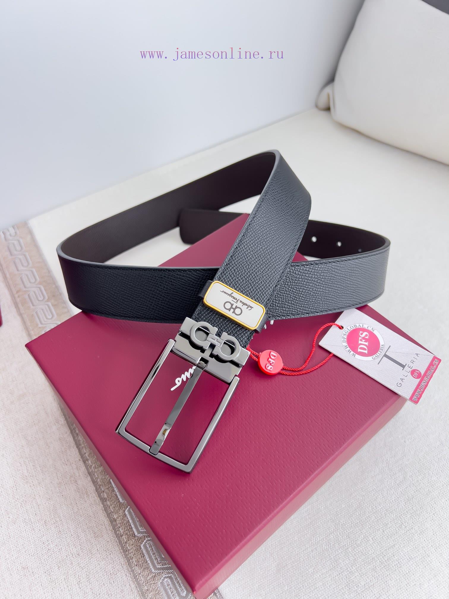 Ferragamo Ferrgamo ️ Belt and beltNeedle buckle, classic needle buckle made of pure copper m 2banelij