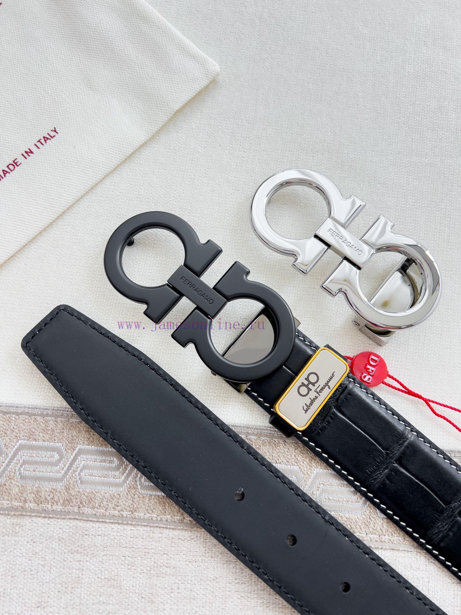 Ferragamo Ferrgamo ️ Belt and beltHanging buckle, classic hanging buckle made of pure copper mafdegk0 - Image 9