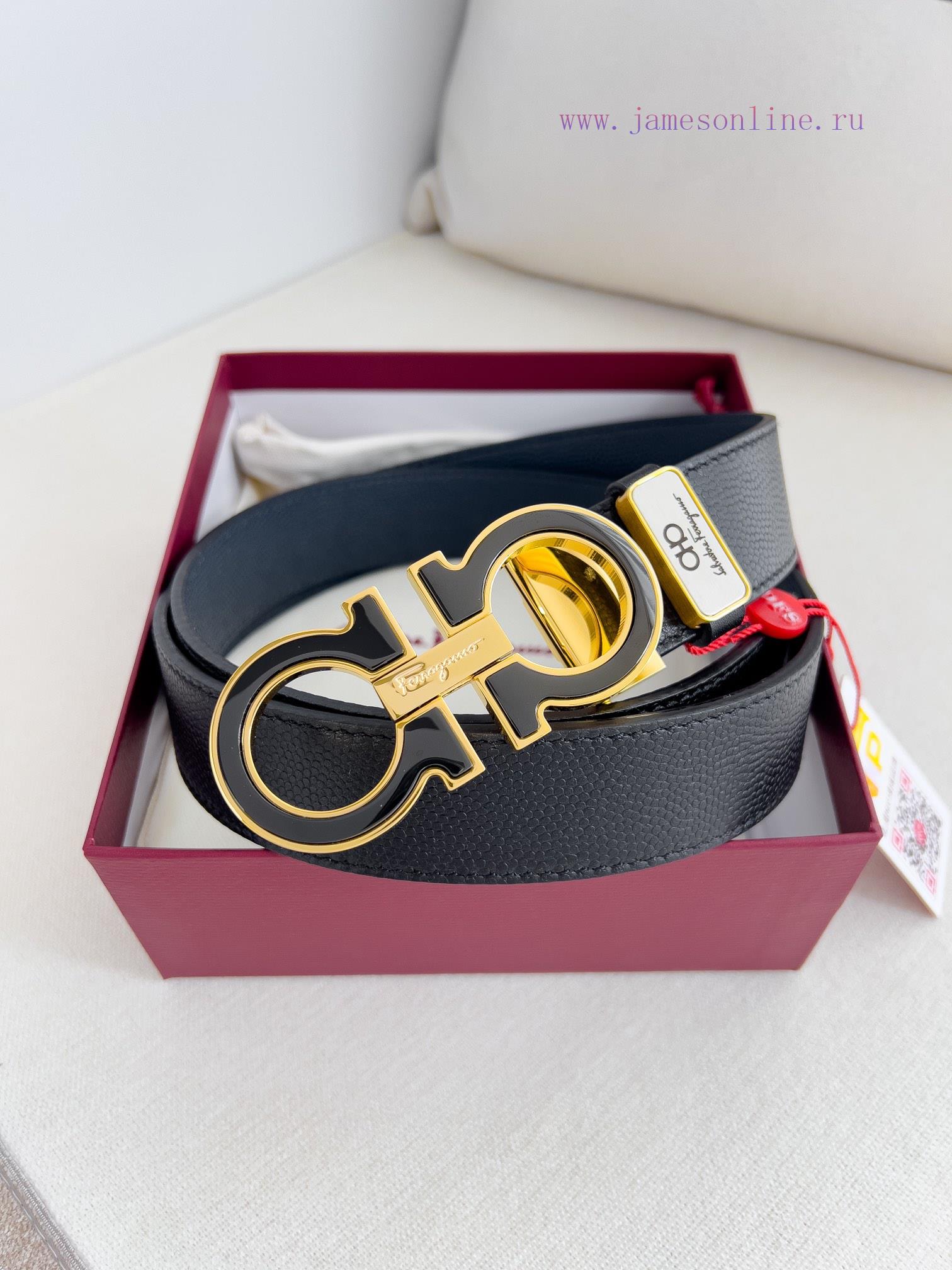 Ferragamo Ferrgamo ️ Belt and beltHanging buckle, classic hanging buckle made of pure copper noyjh41v