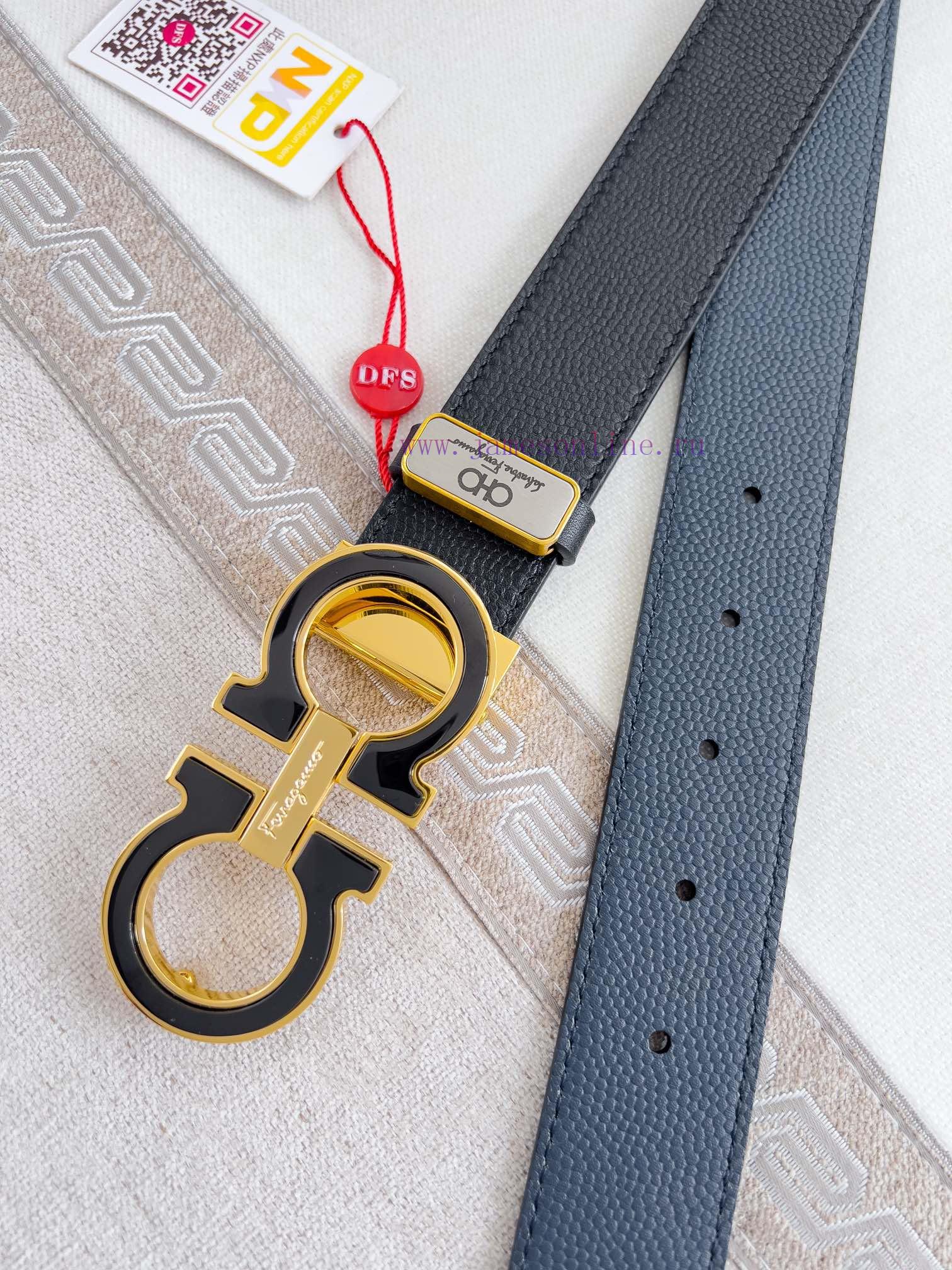 Ferragamo Ferrgamo ️ Belt and beltHanging buckle, classic hanging buckle made of pure copper noyjh41v - Image 8