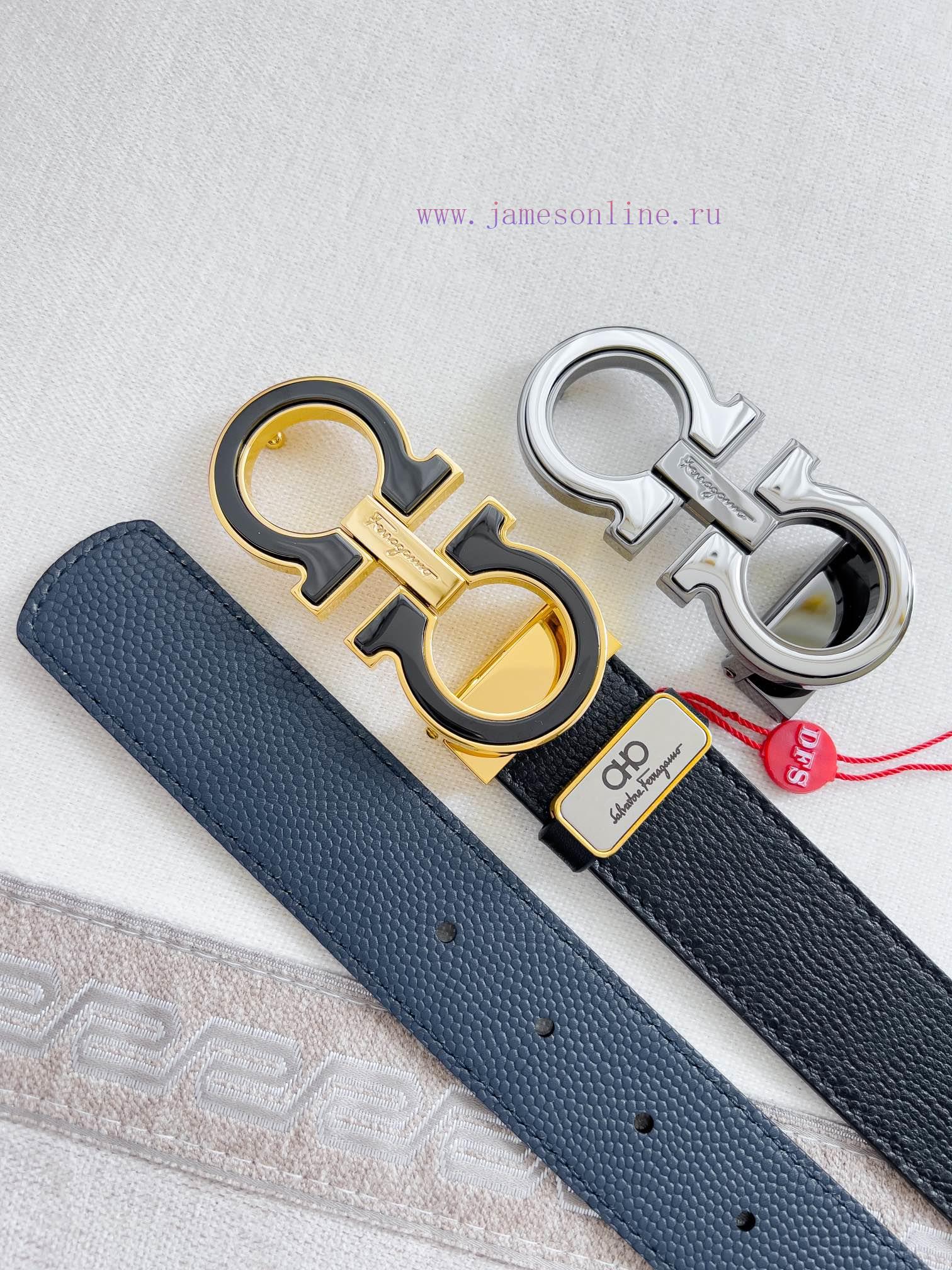 Ferragamo Ferrgamo ️ Belt and beltHanging buckle, classic hanging buckle made of pure copper noyjh41v - Image 10