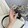 Dior 3.0cm belt with double-sided original cowhide and CD signature buckle mpofi2a3