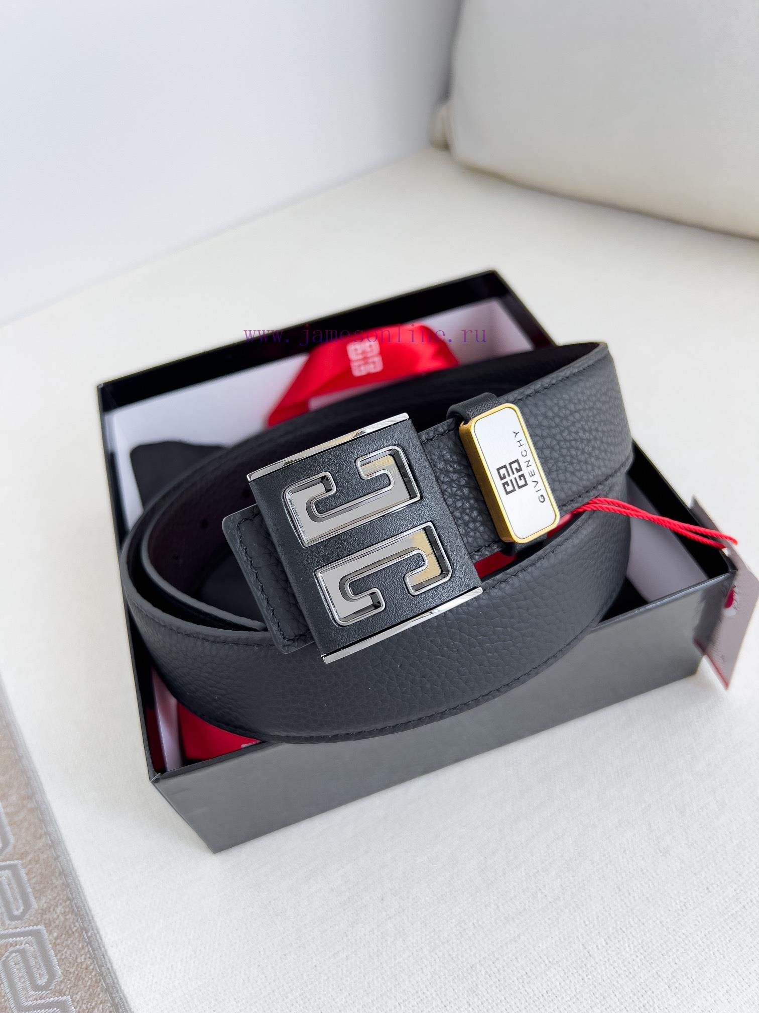 Givenchy GIVENCHY Belt ️ BeltHanging buckle, pure steel material buckle head, double-sided c aaxcsxtg - Image 2