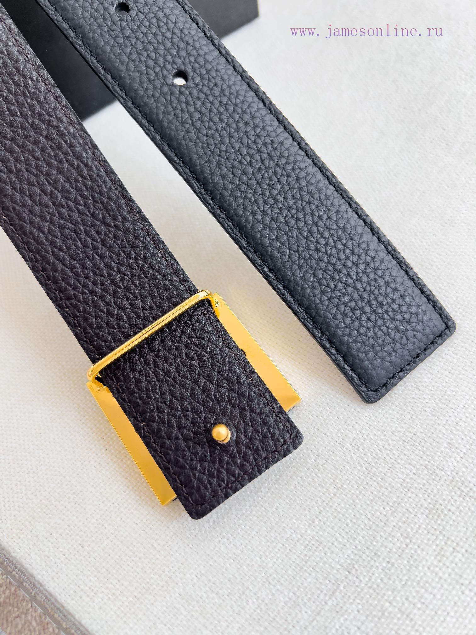 Givenchy GIVENCHY Belt ️ BeltHanging buckle, pure steel material buckle head, double-sided c 82pwjib2 - Image 6