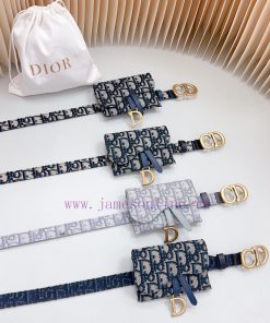 New 2.0cm Dior waist bag official website, double-sided top layer cowhide leather material, c2kwzquk