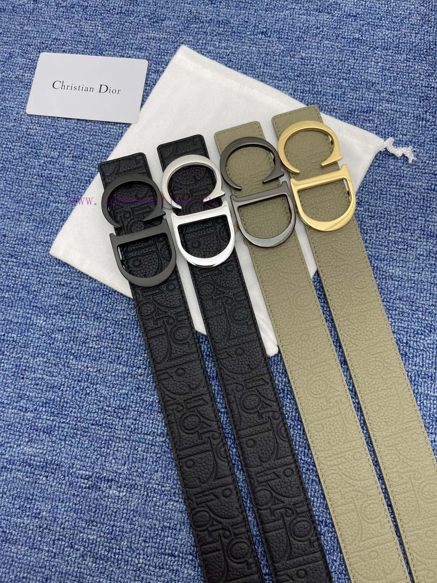 This 35mm double-sided belt from Dior combines elegant temperament with modern style. On one qywpagoe - Image 8