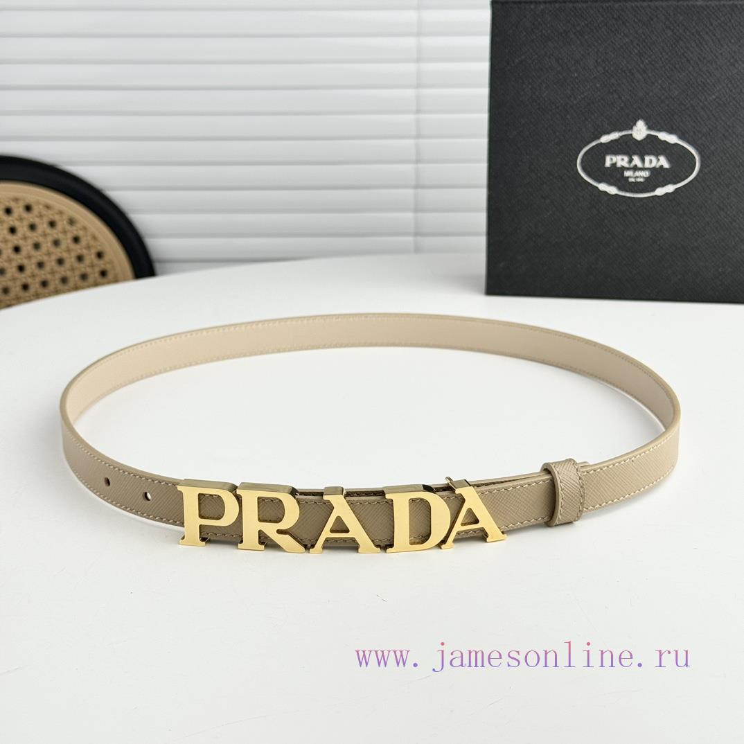 🧡 PRADA's magnificent leather belt exudes a simple yet exquisite elegance. The classic let tenwg19i - Image 2