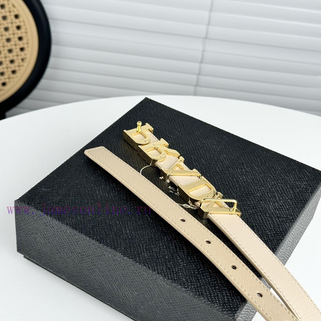 🧡 PRADA's magnificent leather belt exudes a simple yet exquisite elegance. The classic let tenwg19i - Image 6