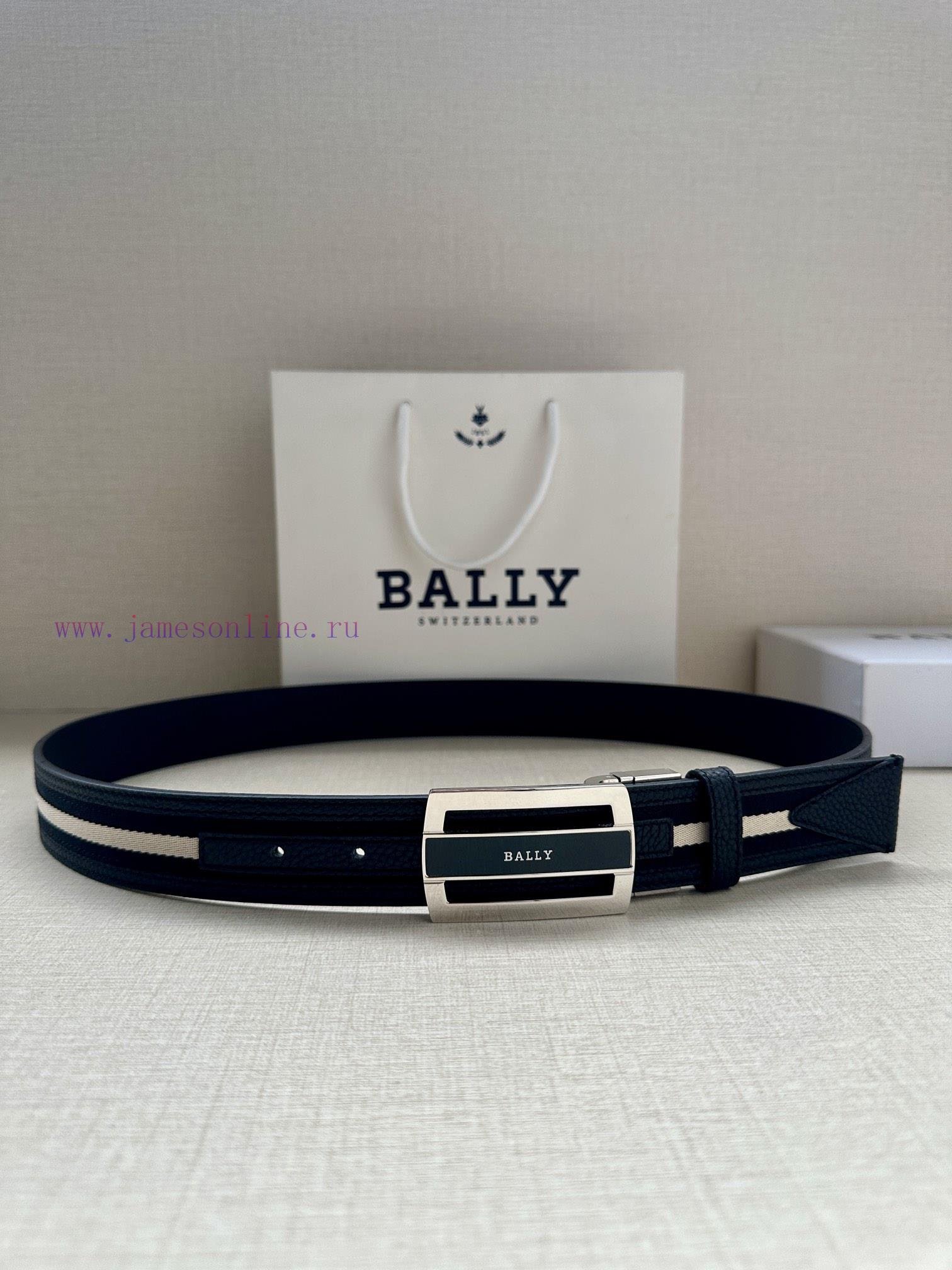 BALLY's new lychee patterned leather men's casual cloth paired with leather dual use waist b m5mjgeit - Image 2