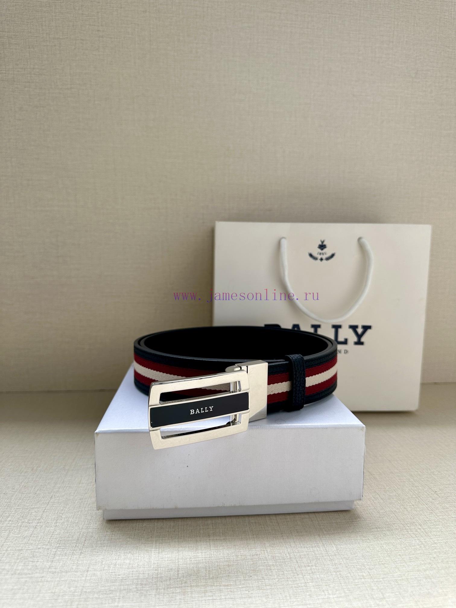 BALLY's new lychee patterned leather men's casual cloth paired with leather dual use waist b ndi5u9pe - Image 6