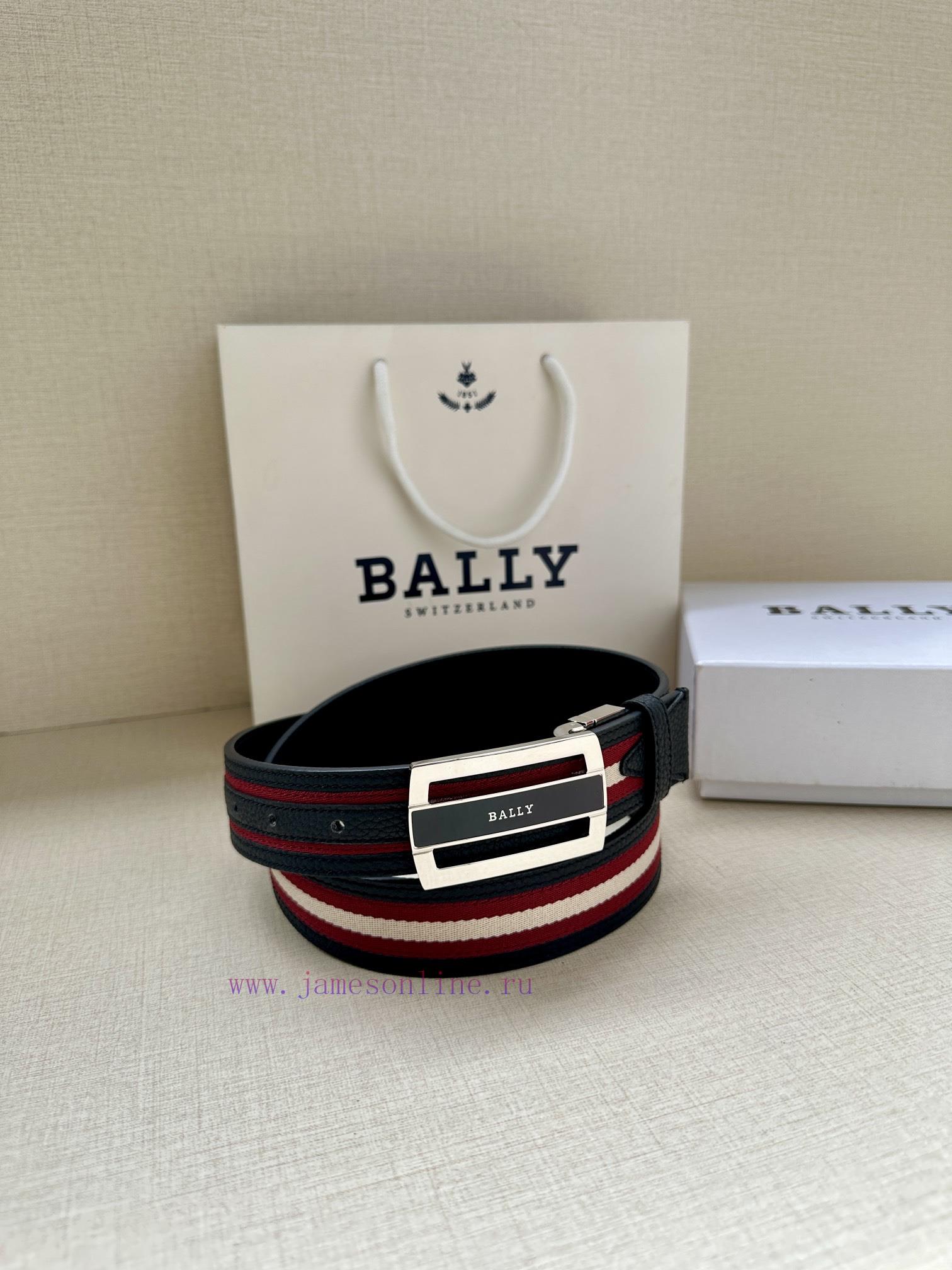 BALLY's new lychee patterned leather men's casual cloth paired with leather dual use waist b ndi5u9pe - Image 7