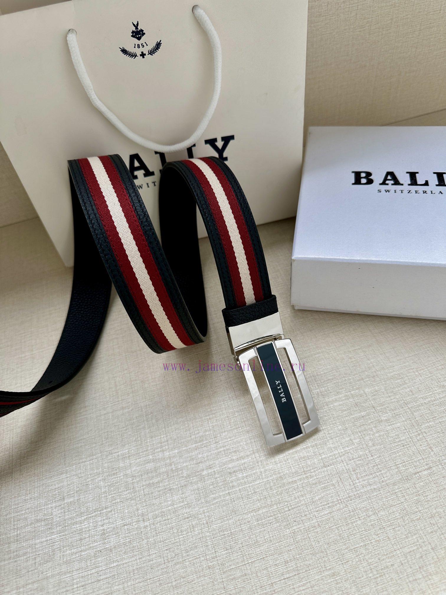 BALLY's new lychee patterned leather men's casual cloth paired with leather dual use waist b ndi5u9pe - Image 8