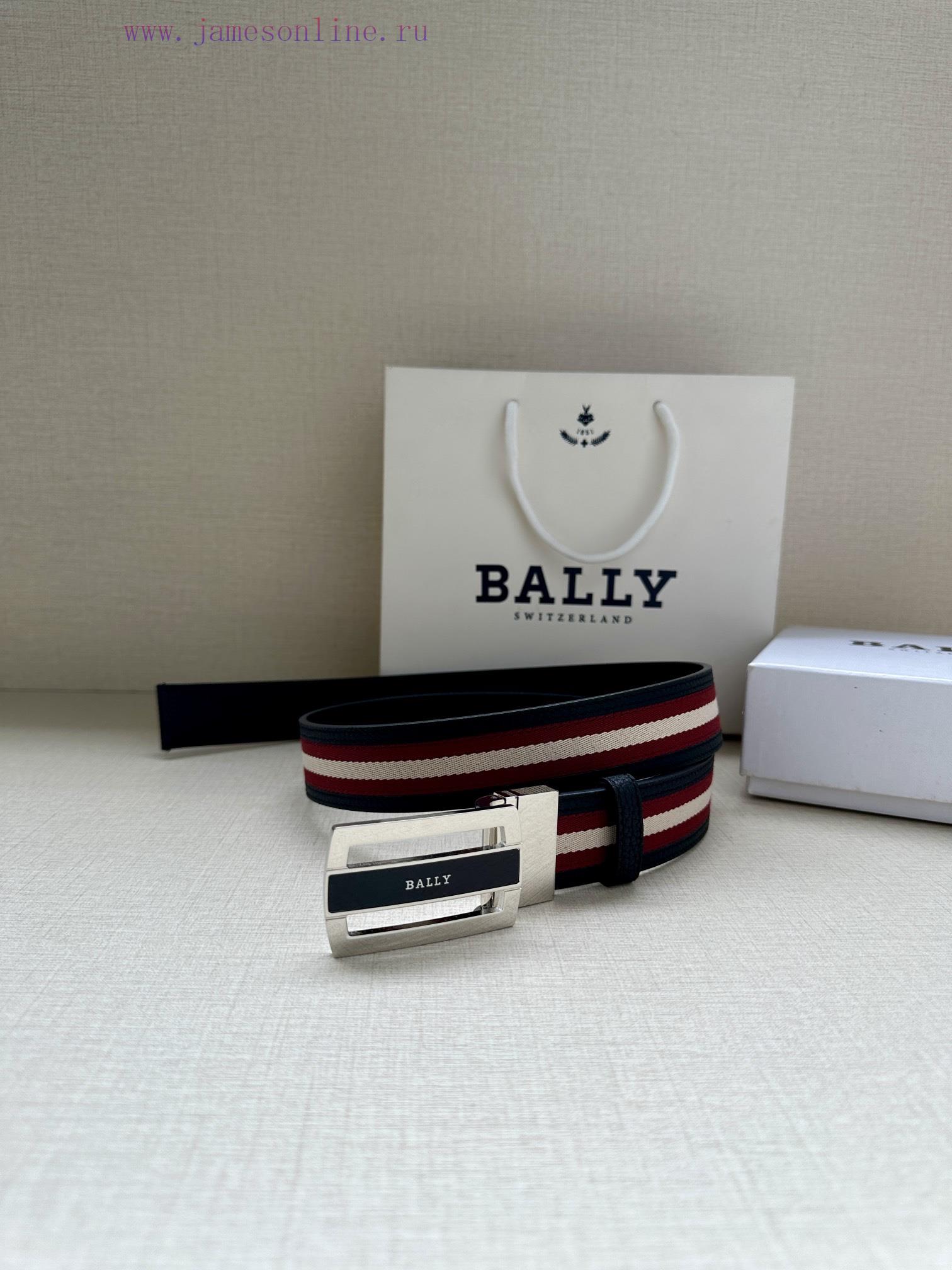 BALLY's new lychee patterned leather men's casual cloth paired with leather dual use waist b ndi5u9pe - Image 9