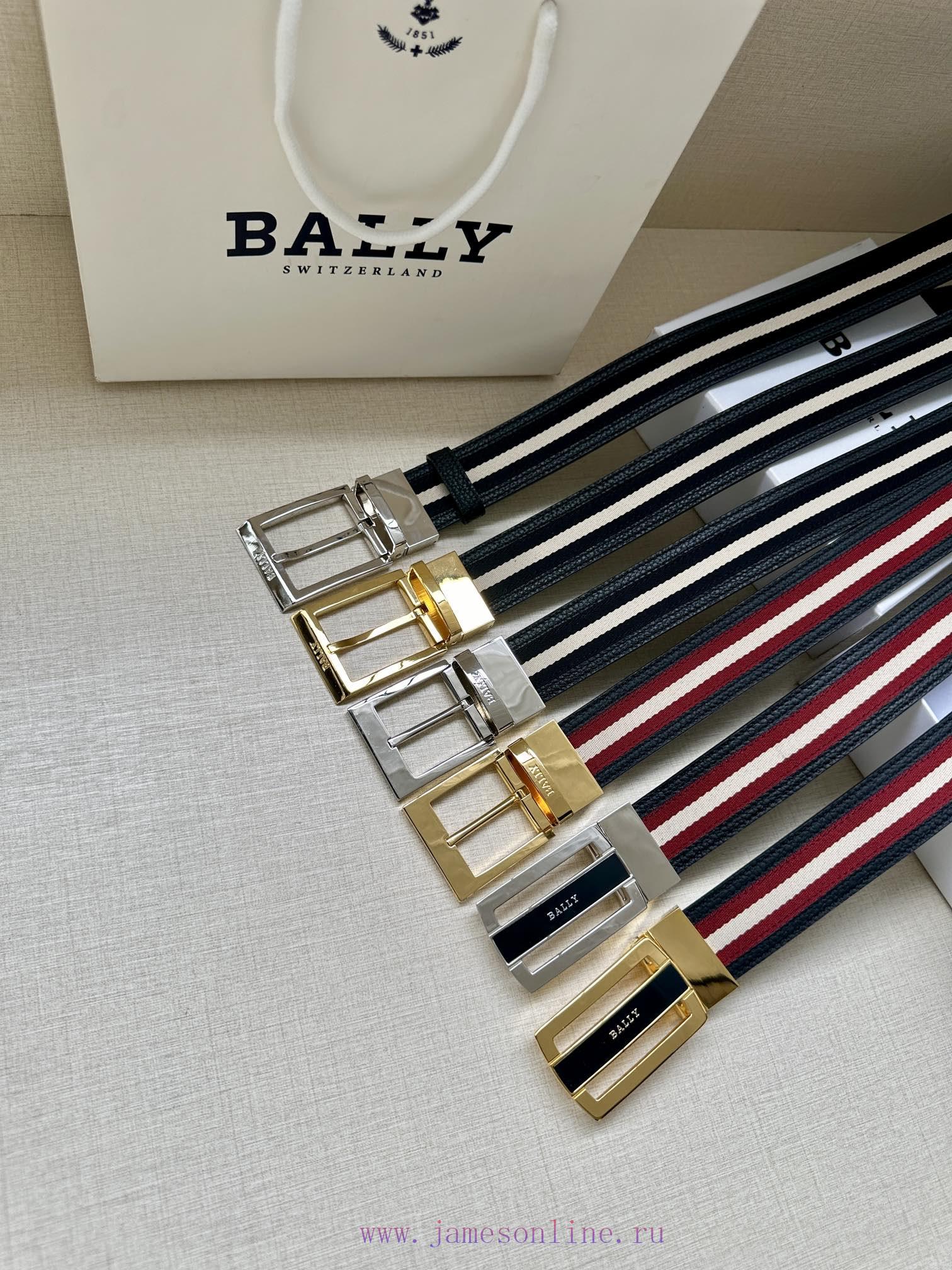 BALLY's new lychee patterned leather men's casual cloth paired with leather dual use waist b ndi5u9pe - Image 10