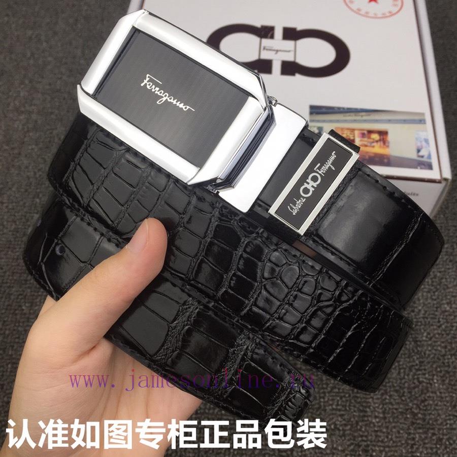 Ferragamo crocodile patternGrade: Italian imported 100% top layer cowhide, Ferragamo, world- y7u45z8c - Image 3