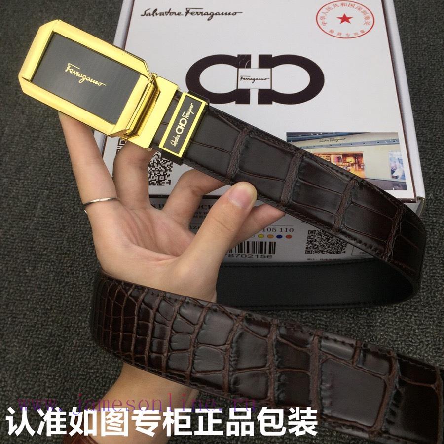 Ferragamo crocodile patternGrade: Italian imported 100% top layer cowhide, Ferragamo, world- hlin6wac - Image 3