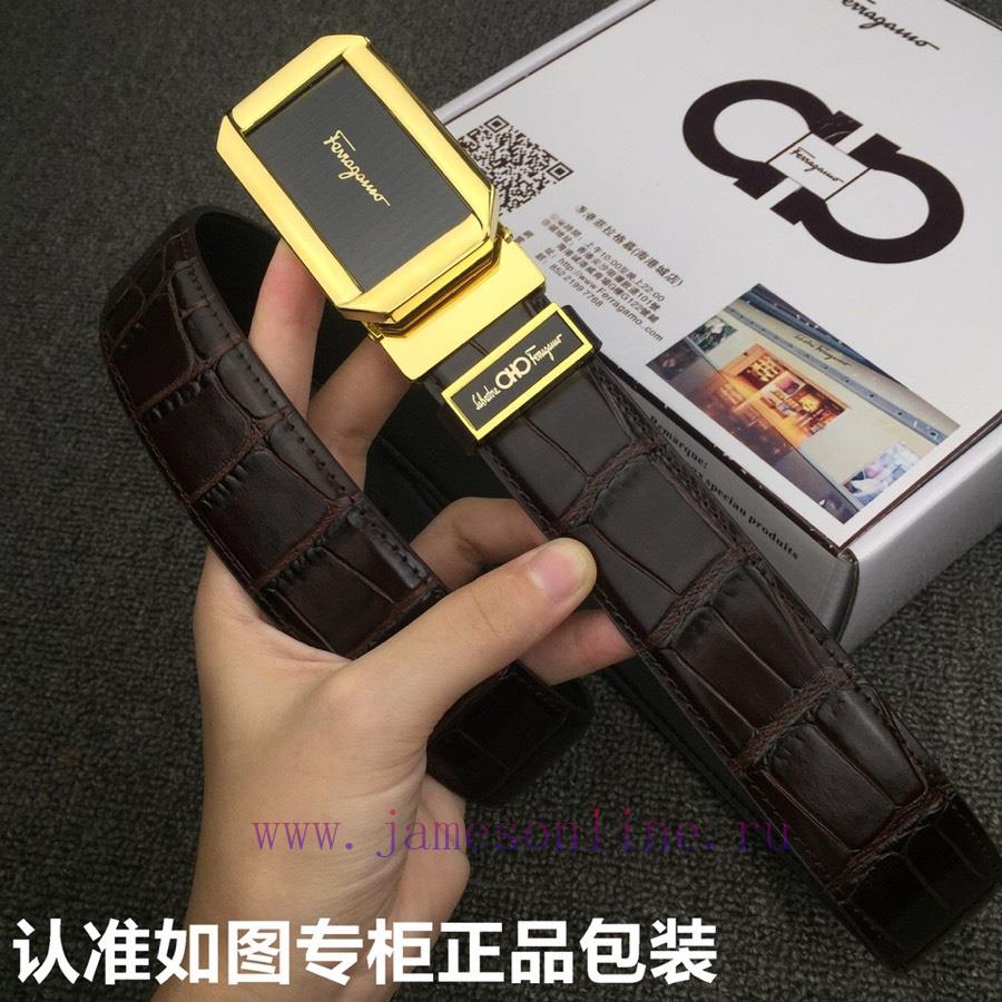 Ferragamo crocodile patternGrade: Italian imported 100% top layer cowhide, Ferragamo, world- hlin6wac - Image 4
