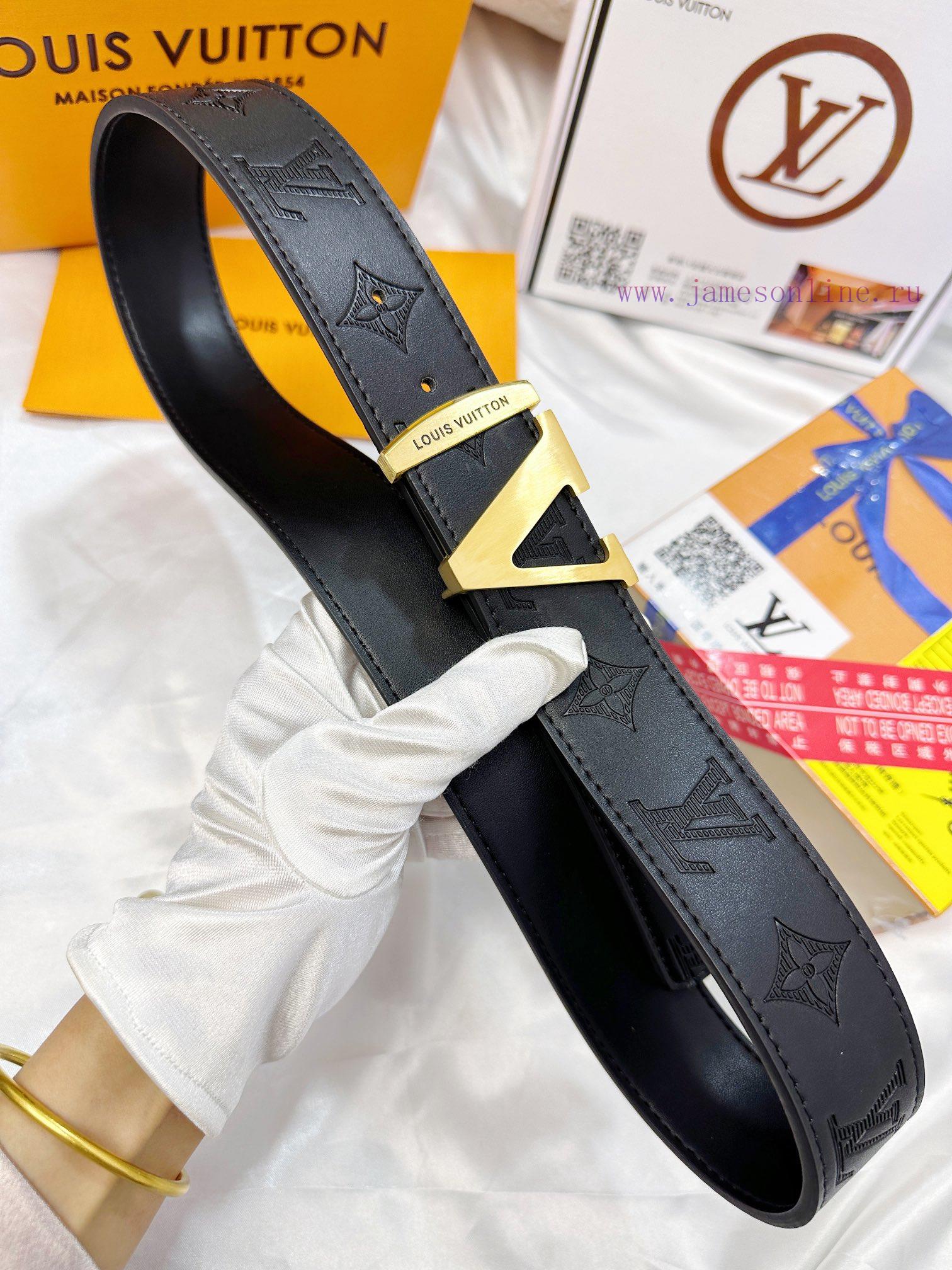 Belt LV Louis Vuitton's top tier replicaThe waistband is made of 100% cowhide, ensuring a V- k3ryl0d8 - Image 7