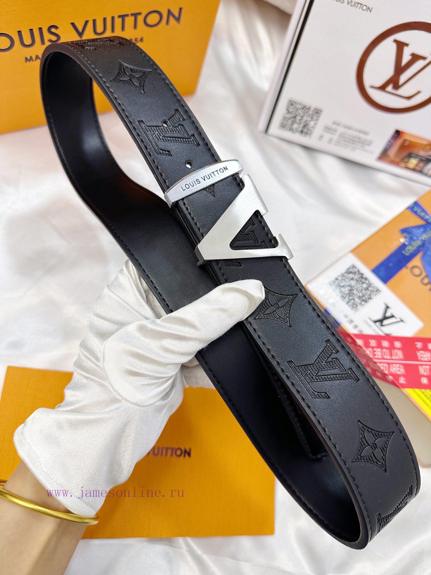 Belt LV Louis Vuitton's top tier replicaThe waistband is made of 100% cowhide, ensuring a V- y14ash49 - Image 9
