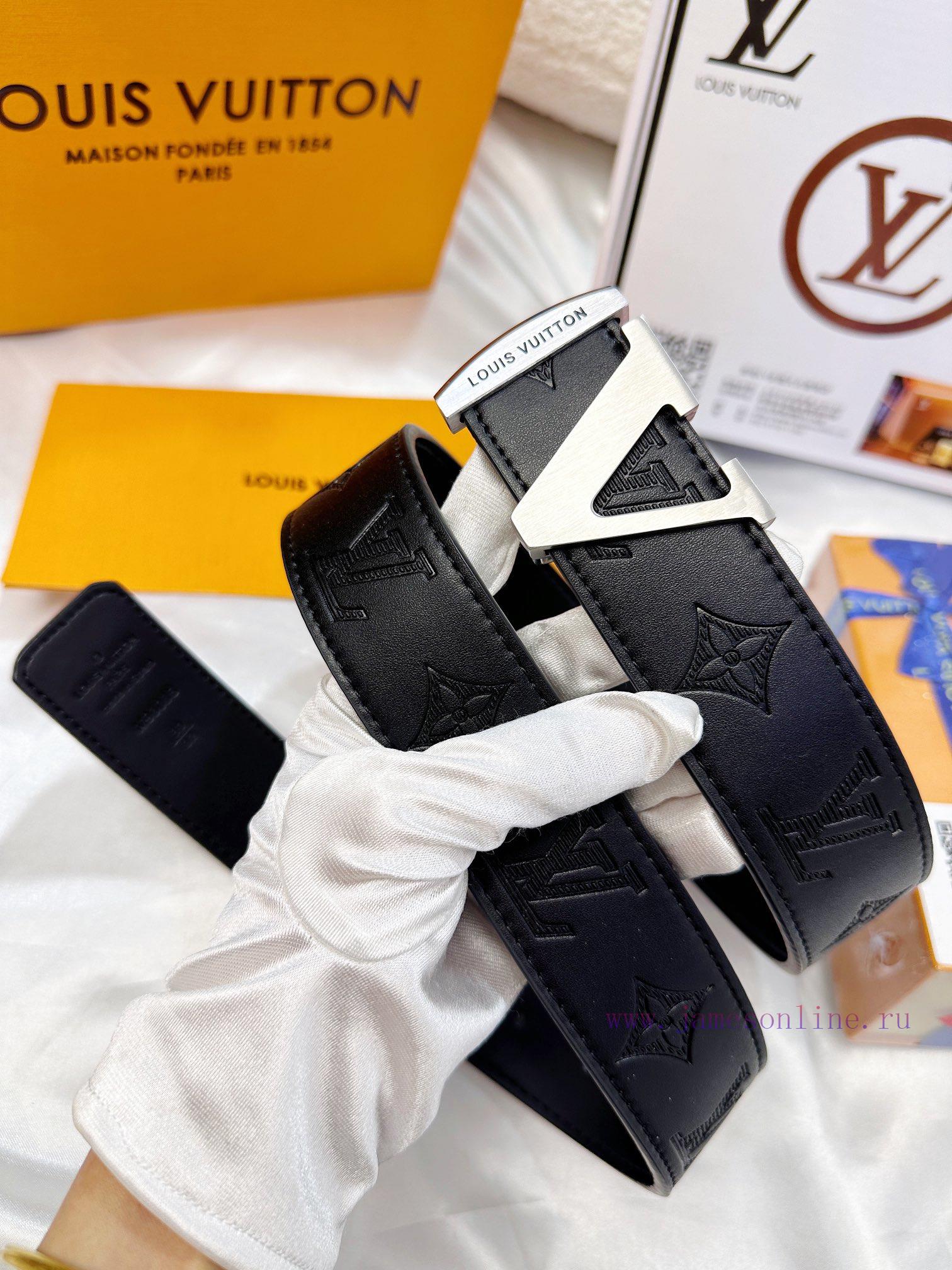 Belt LV Louis Vuitton's top tier replicaThe waistband is made of 100% cowhide, ensuring a V- br8c7q0j - Image 7