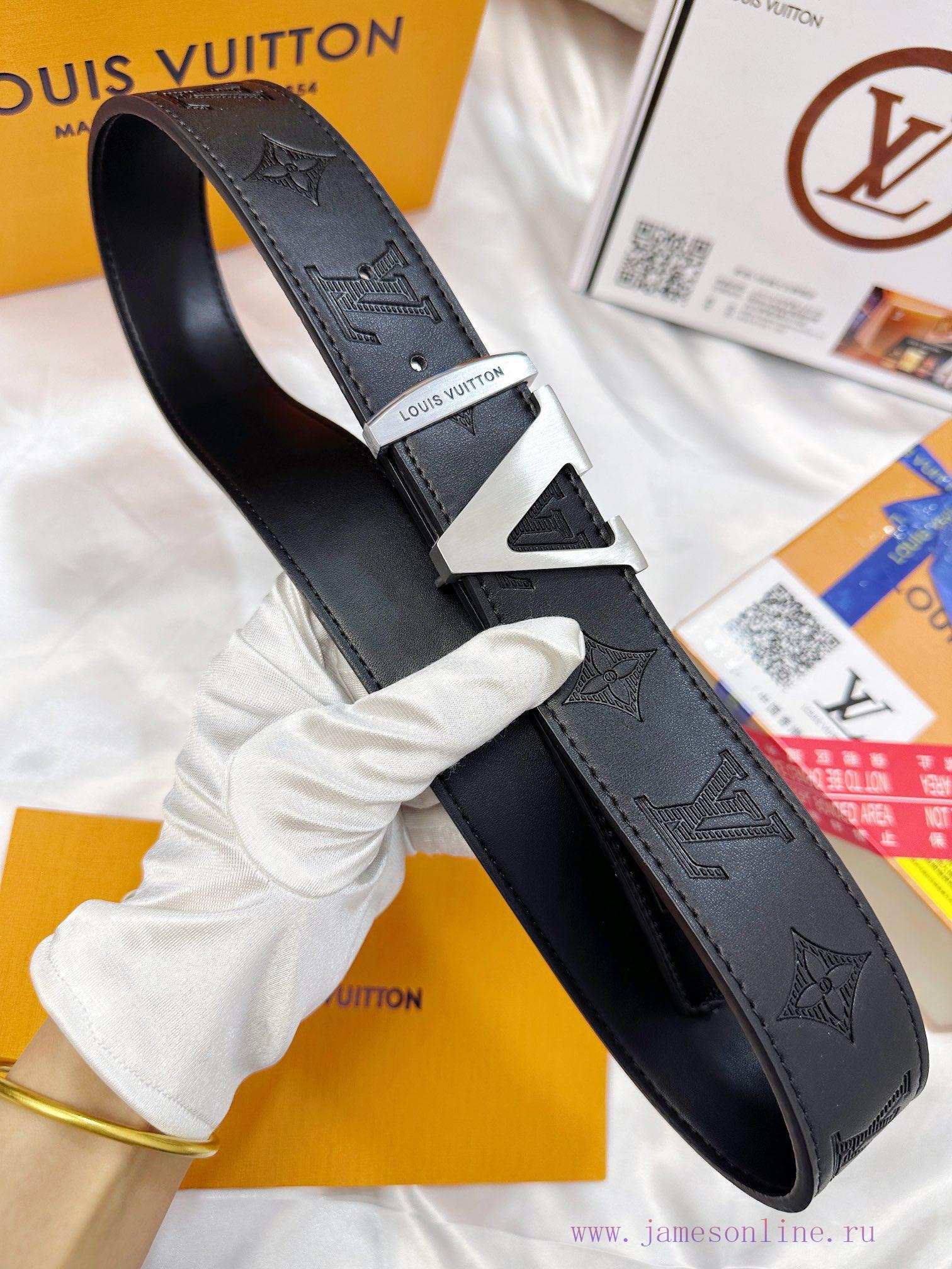 Belt LV Louis Vuitton's top tier replicaThe waistband is made of 100% cowhide, ensuring a V- br8c7q0j - Image 8