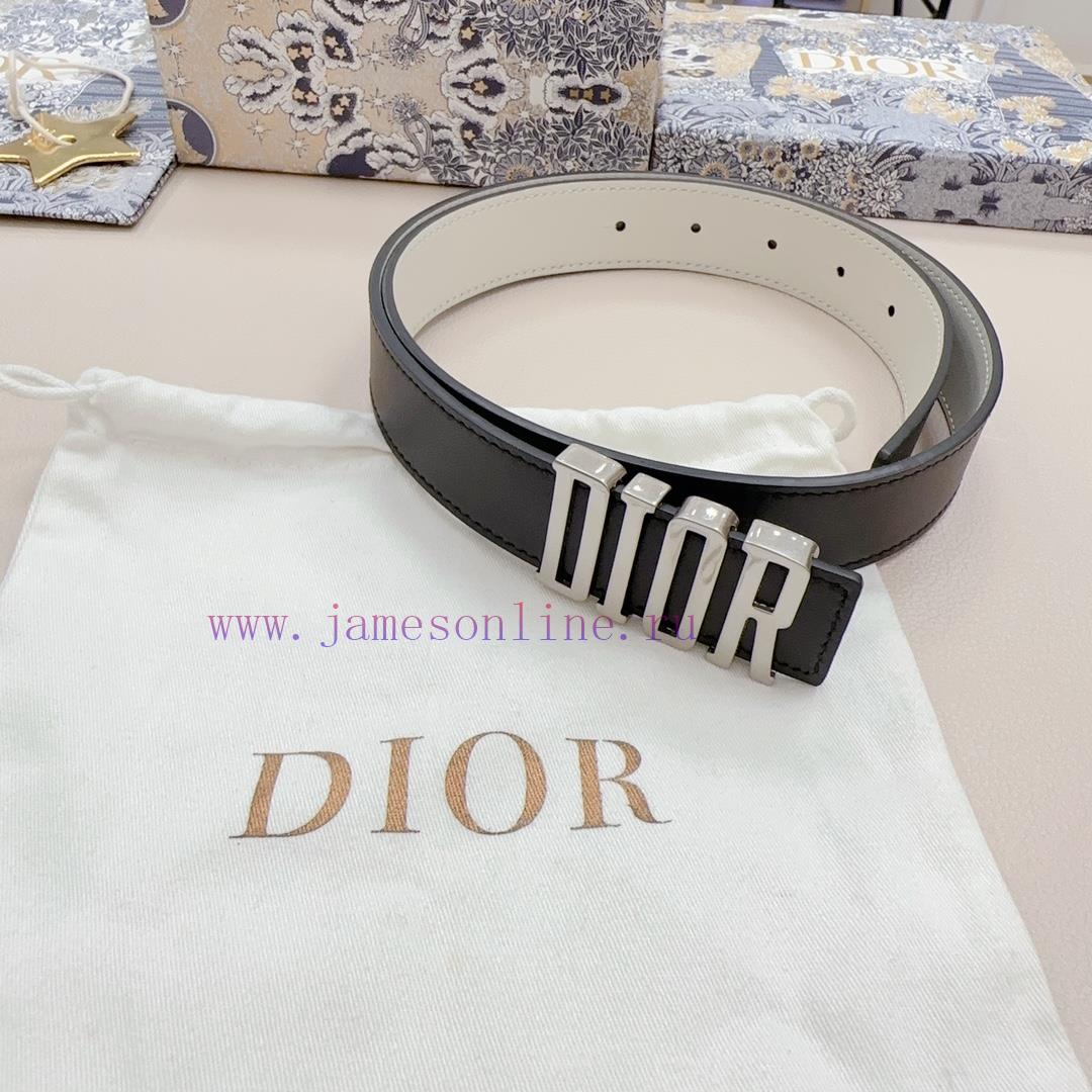 Remastered imported original factory leather belt, women's casual belt 3.0cm, Dior new style 1e59vmat