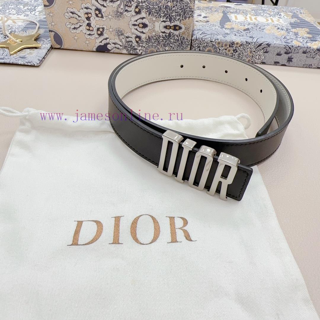 Remastered imported original factory leather belt, women's casual belt 3.0cm, Dior new style 1e59vmat - Image 2