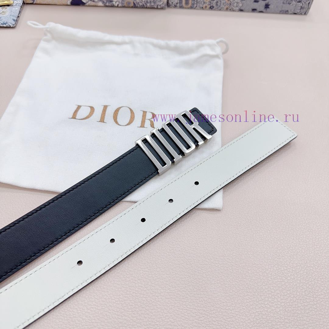 Remastered imported original factory leather belt, women's casual belt 3.0cm, Dior new style 1e59vmat - Image 7