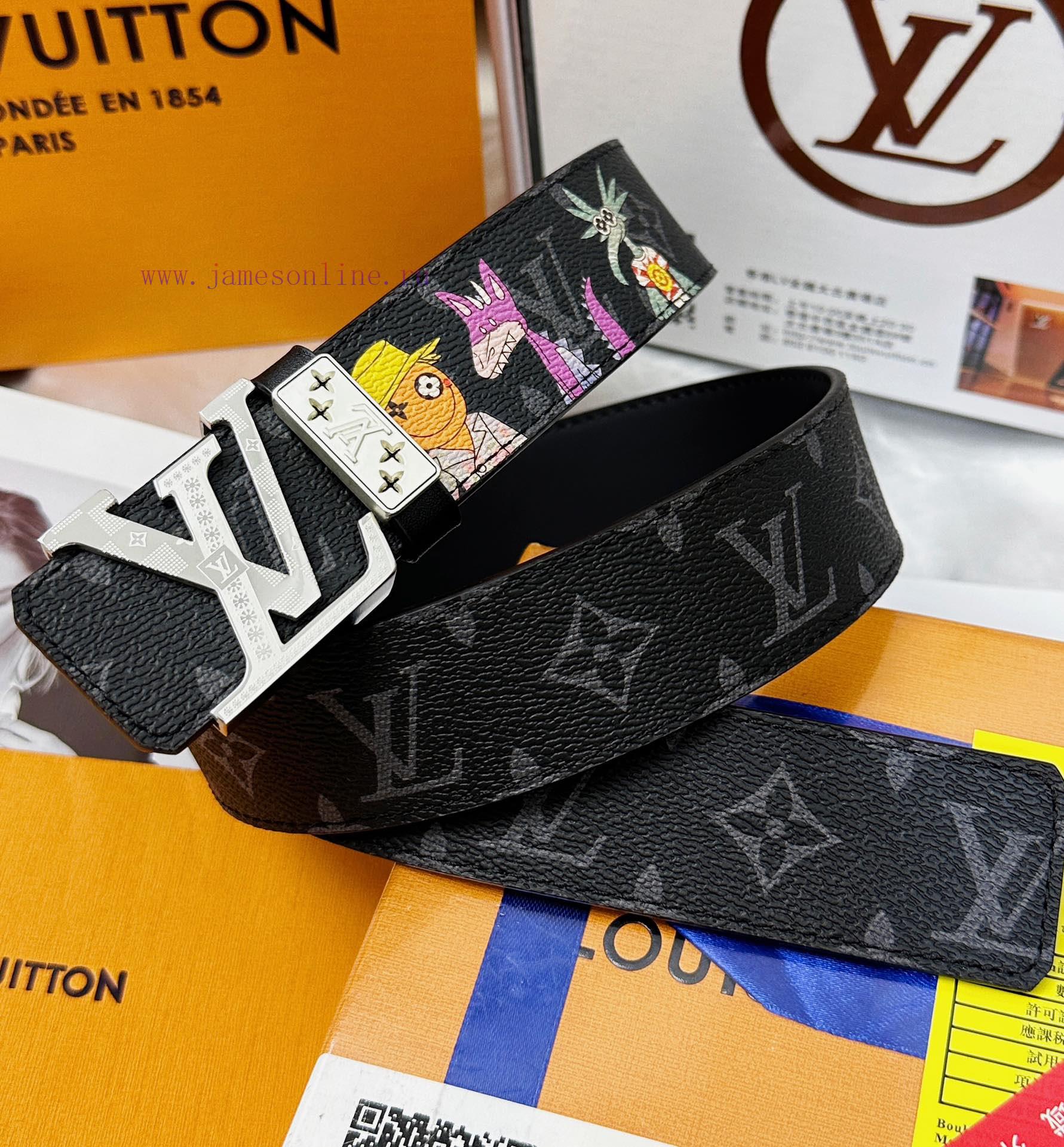 Belt LV Louis Vuitton Top Remakes-The waistband is made of 100% imported top layer cowhide, cjf2q57x - Image 6