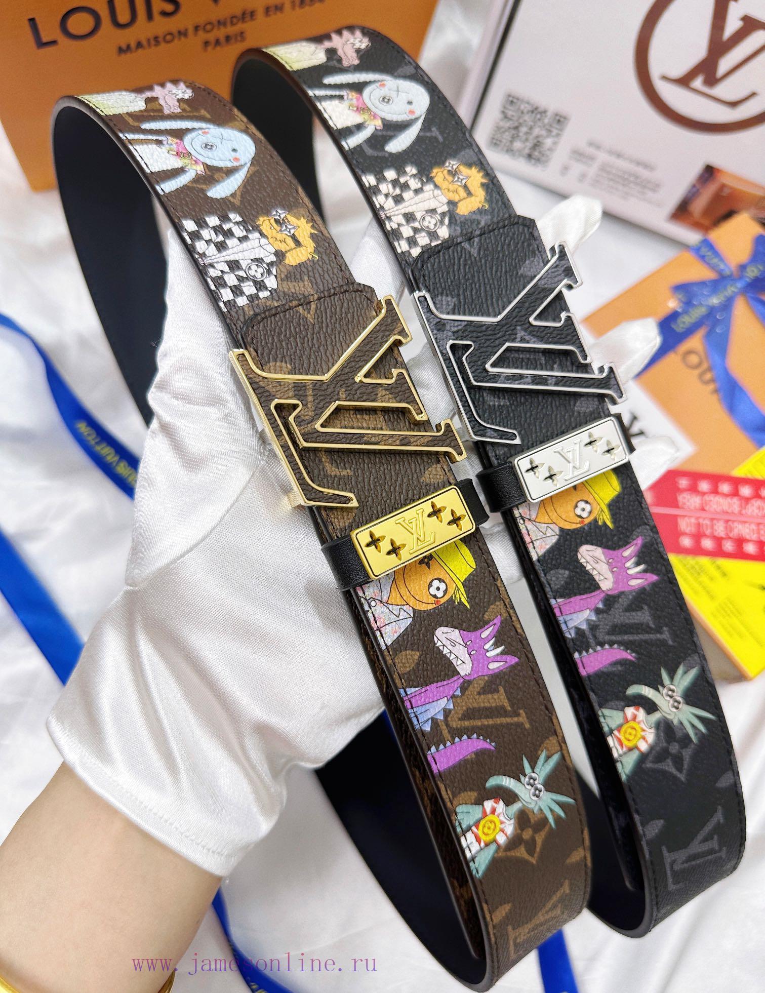 Belt LV Louis ReproductionBelt made of 100% head layer cowhide, ensuring genuine leather sti cnbmsb3t - Image 10